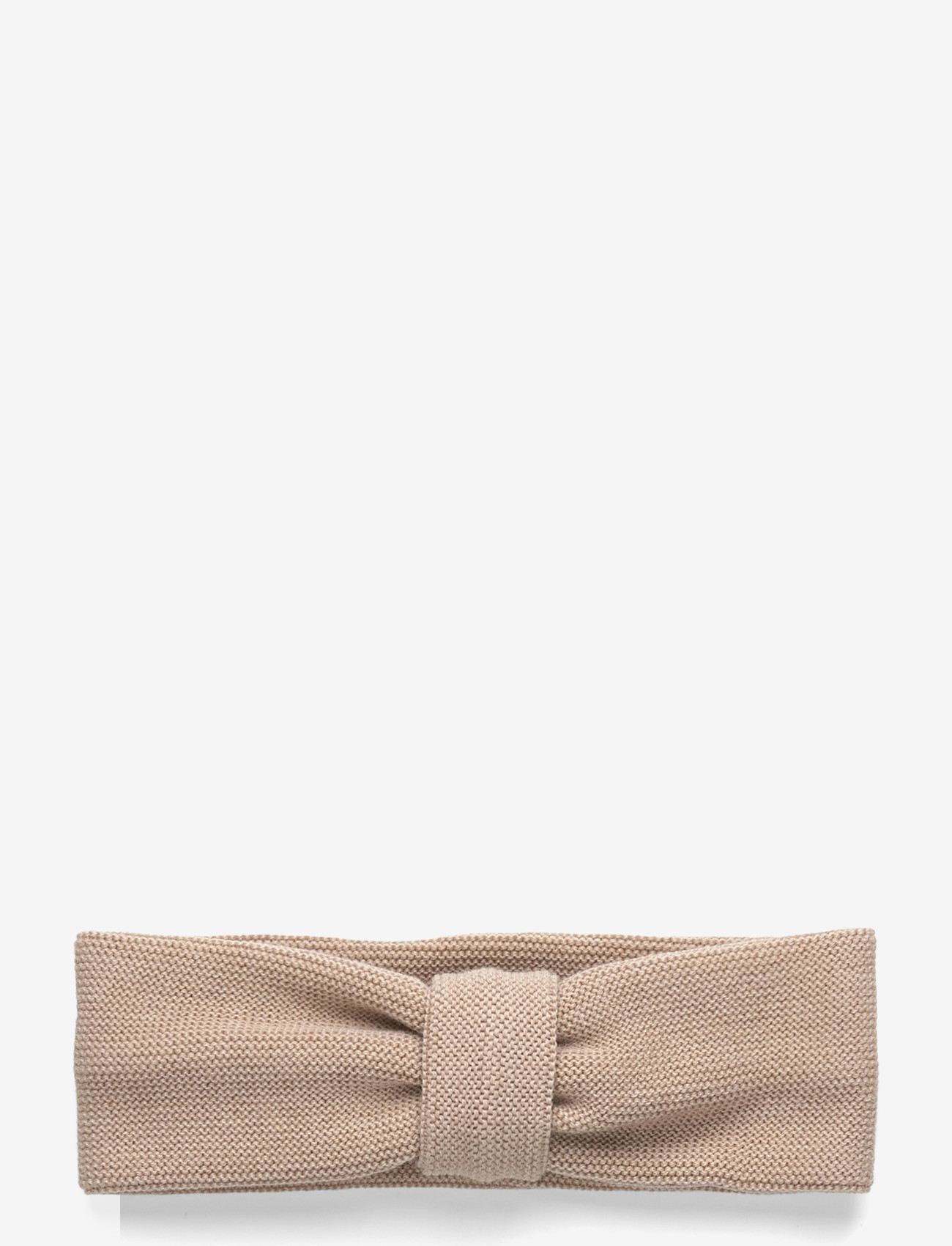 Huttelihut - Headband Wool Knit - sand melange - 0