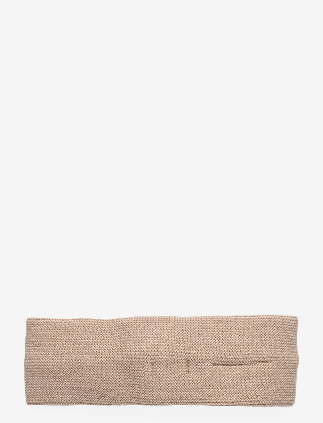 Huttelihut - Headband Wool Knit - sand melange - 1