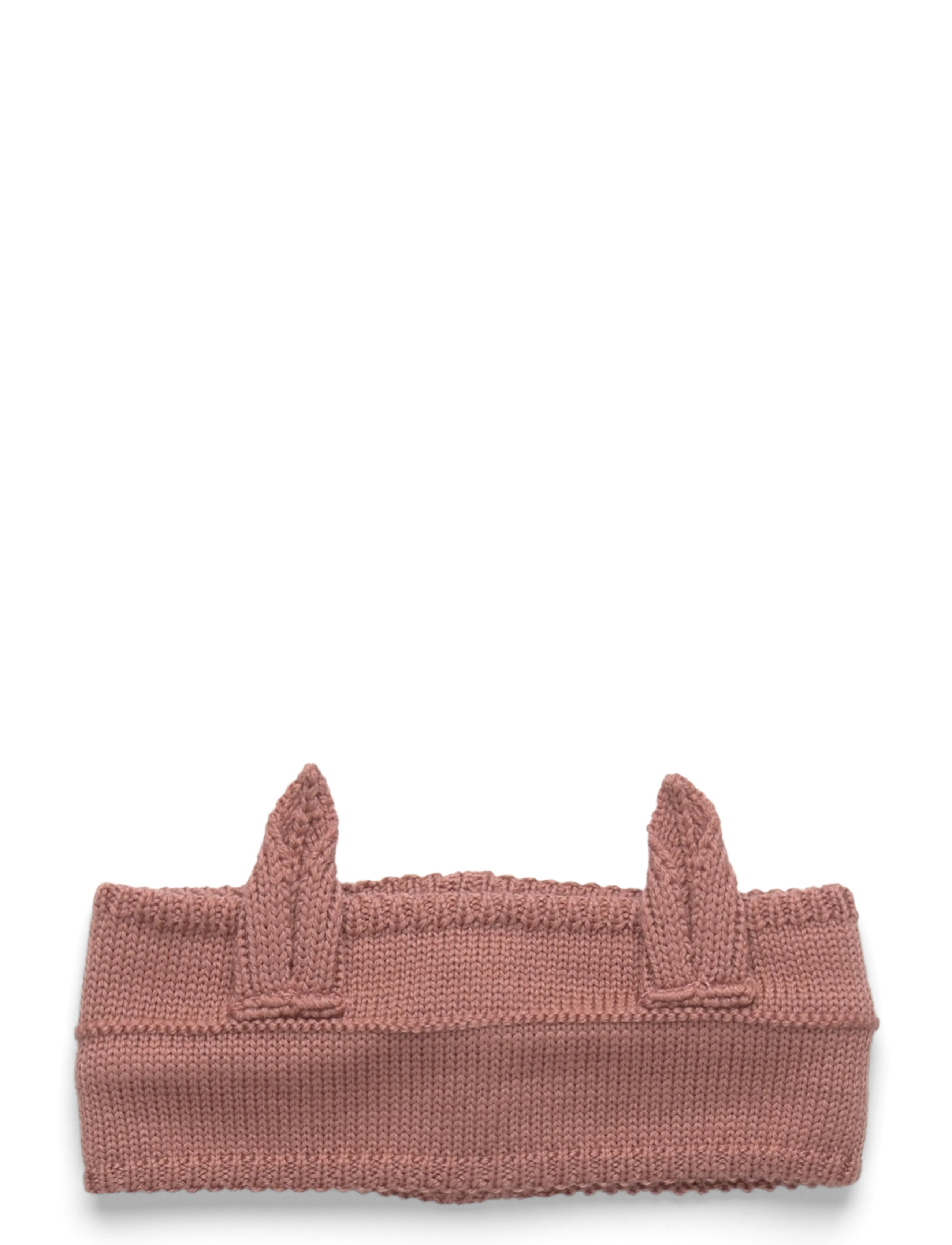 Huttelihut Headband Wool Knit - Huttelihut - BURLWOOD / pink/rose