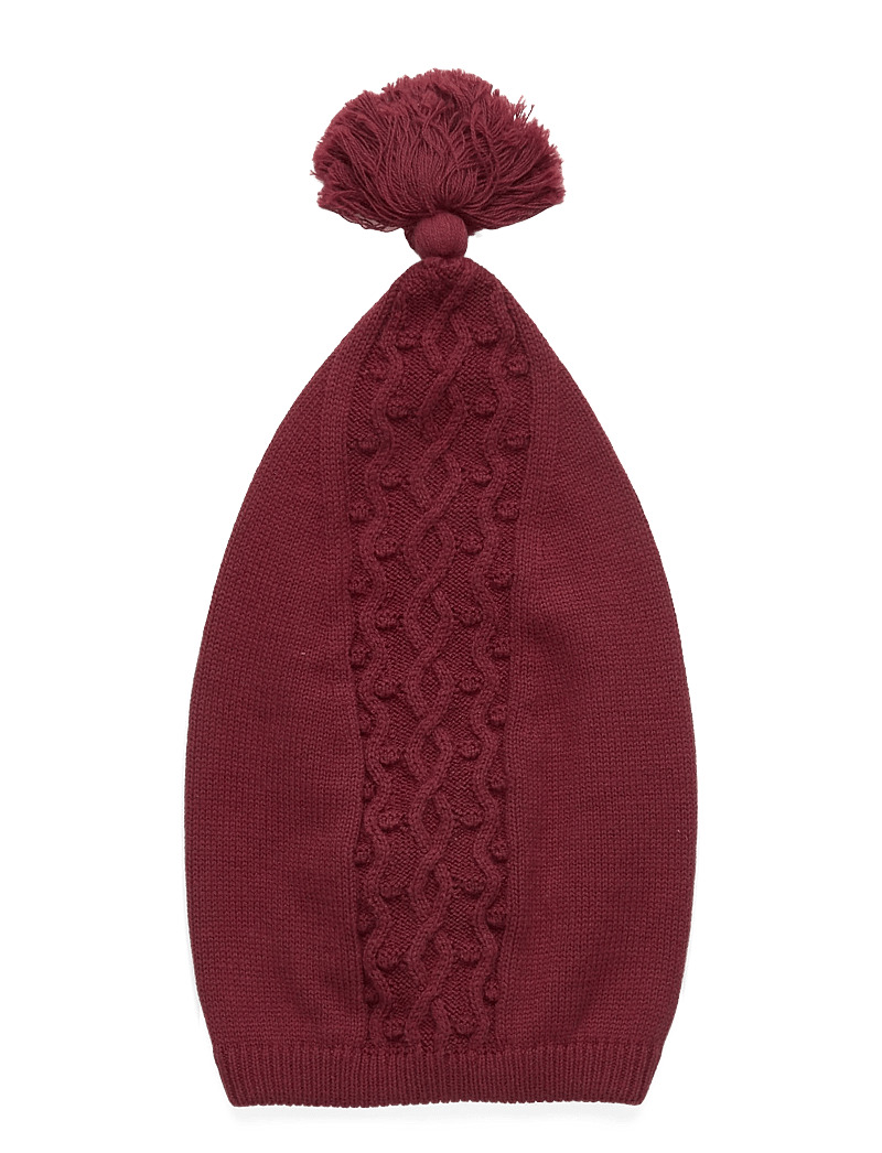 Huttelihut - Pixie Hat Wool Knit - talvemütsid - sable - 0