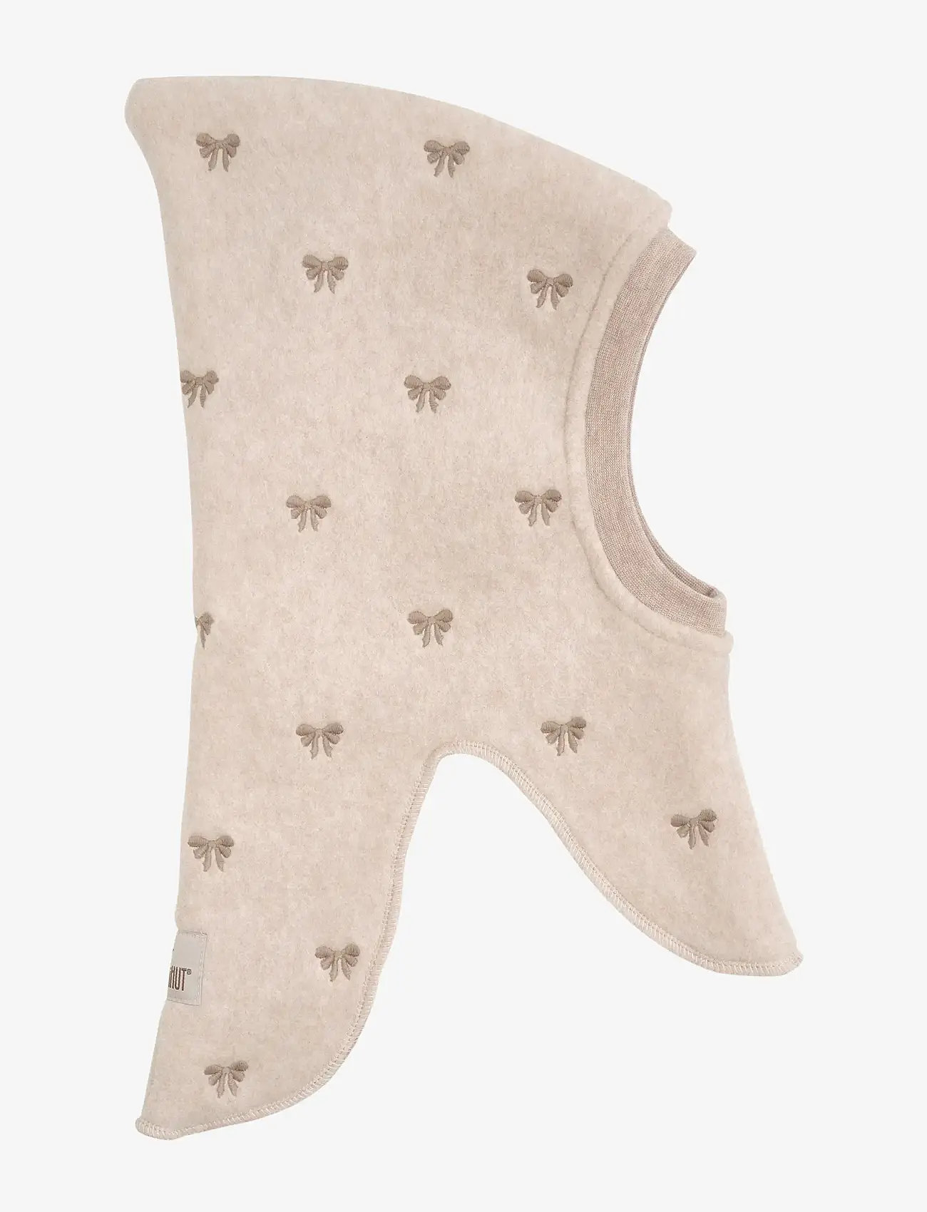 Huttelihut - Balaclava Fleece Emb. w. Lin - winteraccessoires - camel melange - 0
