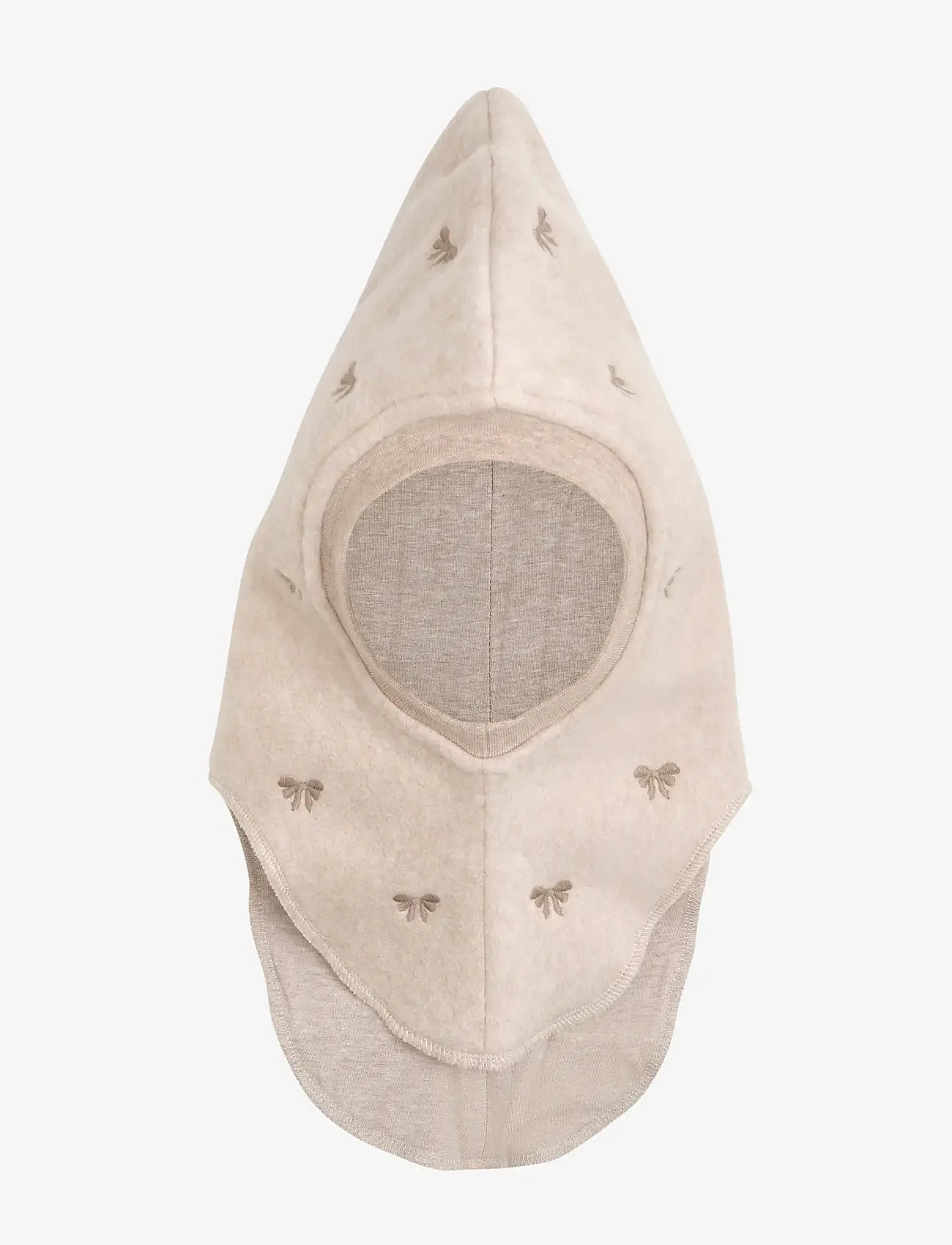 Huttelihut - Balaclava Fleece Emb. w. Lin - winteraccessoires - camel melange - 1