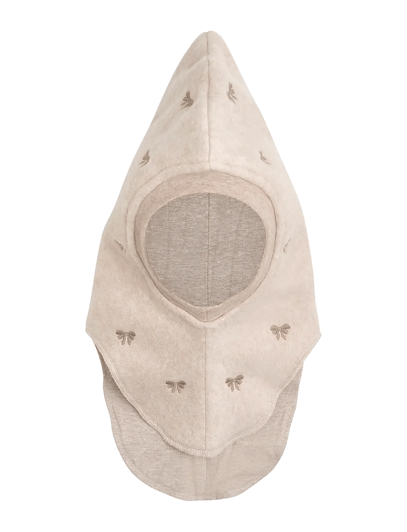Huttelihut - Balaclava Fleece Emb. w. Lin - winteraccessoires - camel melange - 1