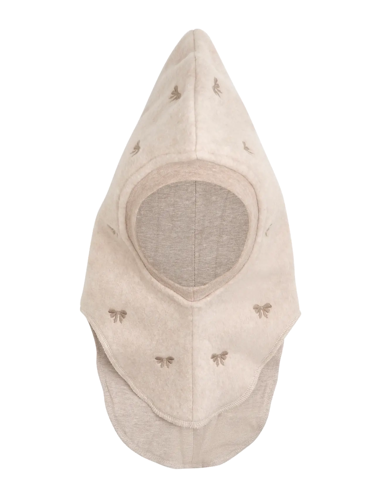 Huttelihut - Balaclava Fleece Emb. w. Lin - winteraccessoires - camel melange - 1