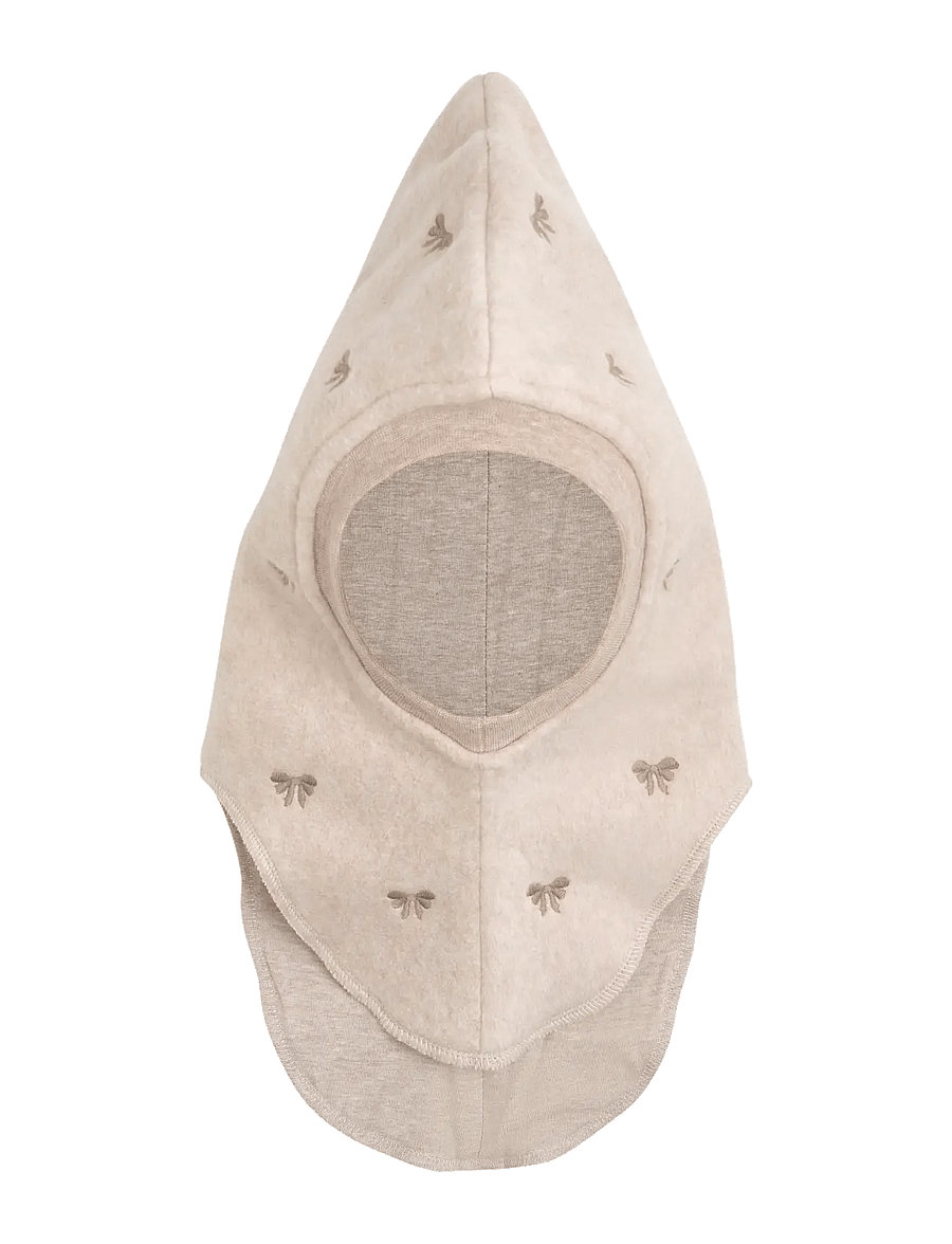 Huttelihut - Balaclava Fleece Emb. w. Lin - winteraccessoires - camel melange - 1