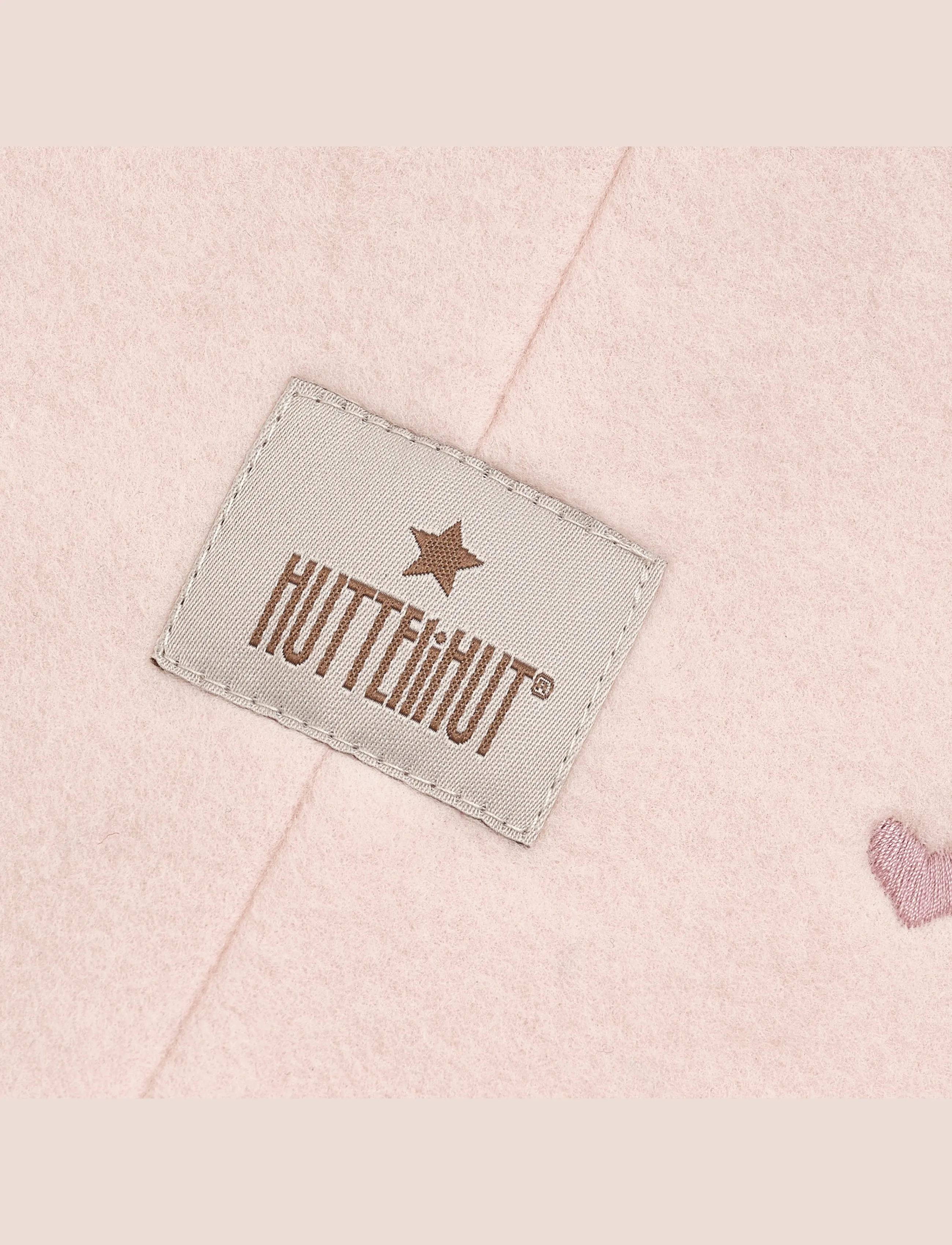 Huttelihut - Balaclava Fleece Emb. w. Lin - winter accessories - peach blush - 2