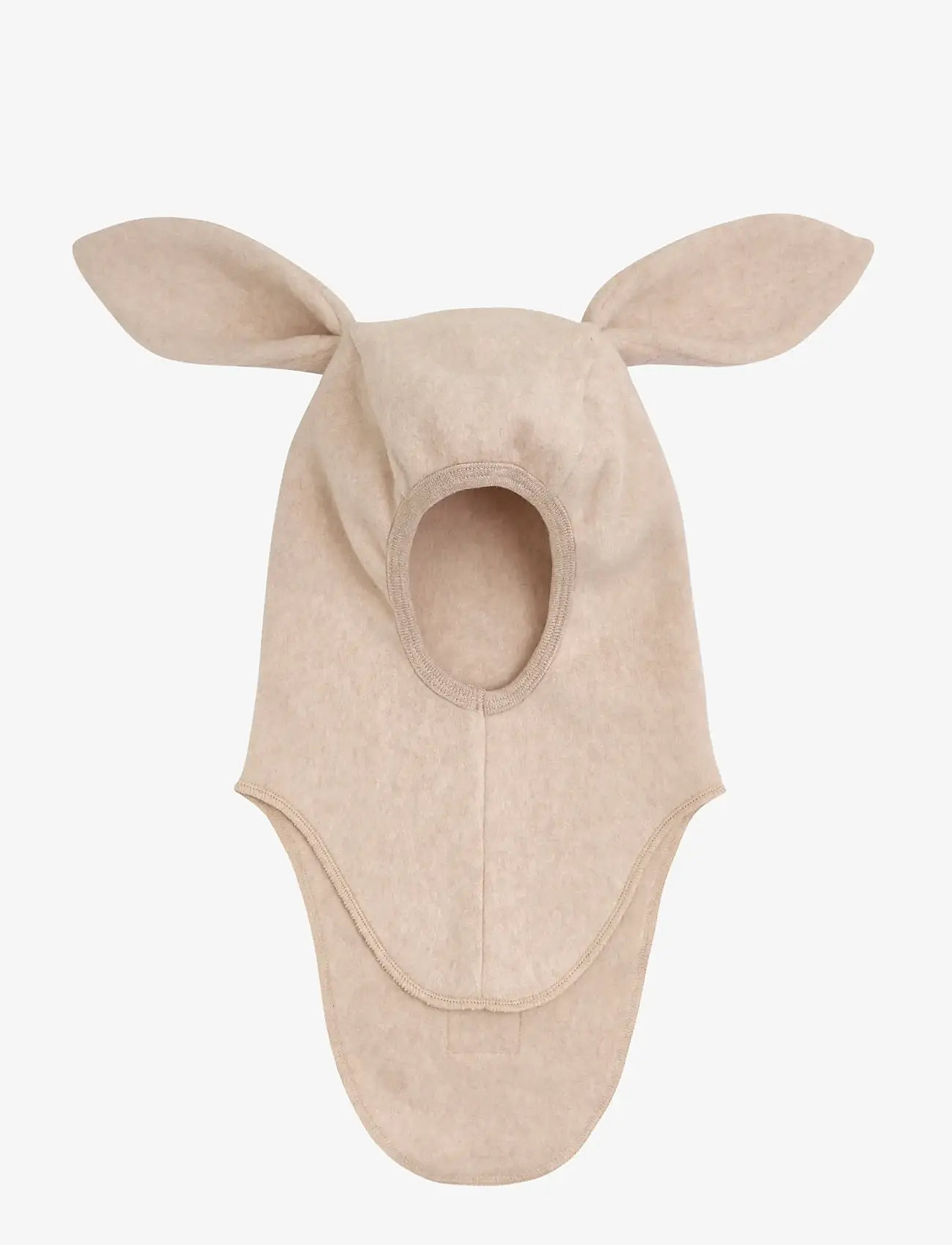 Huttelihut - Balaclava Ears Cotton Fleece - vinter tilbehør - camel melange - 0