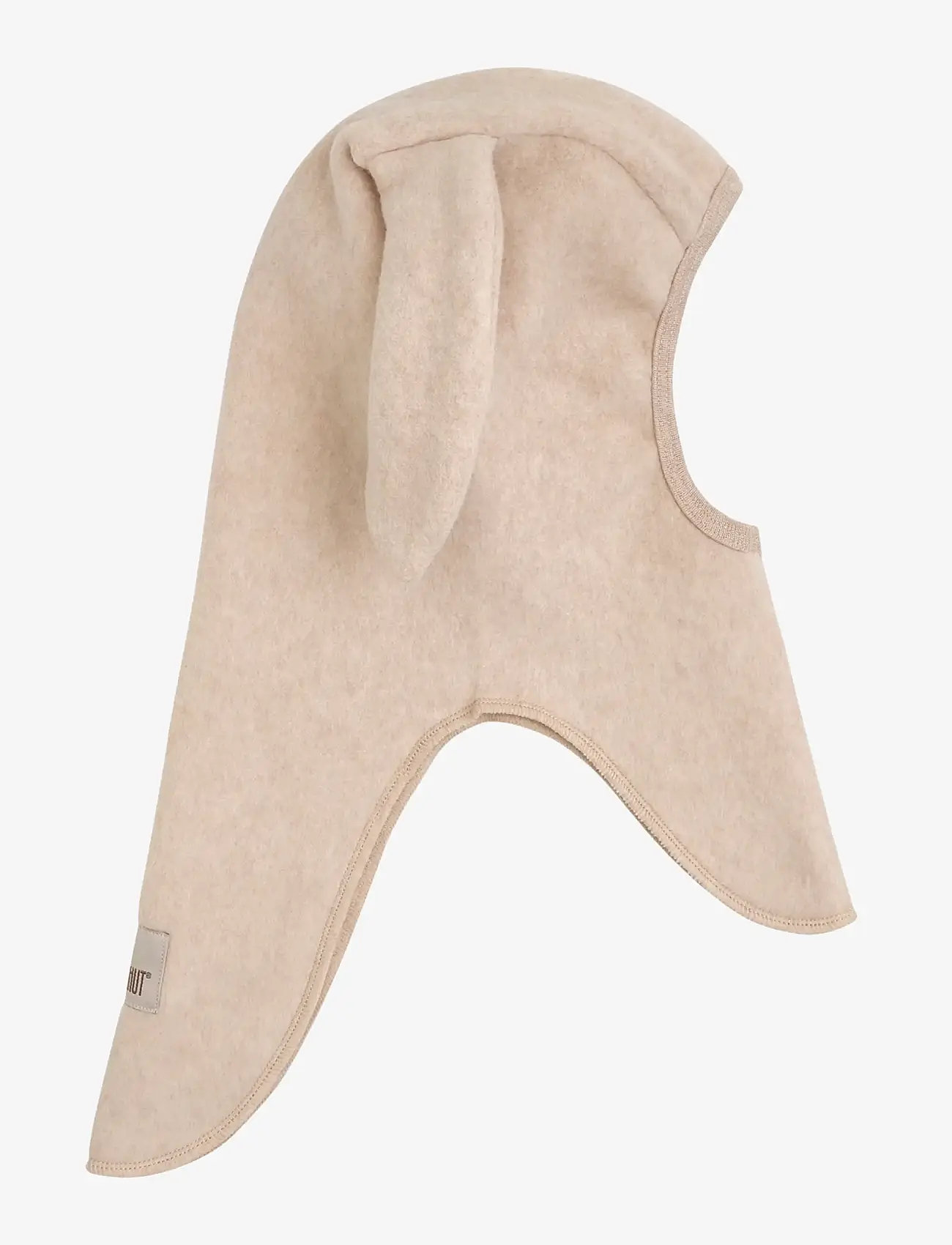 Huttelihut - Balaclava Ears Cotton Fleece - vinter tilbehør - camel melange - 1