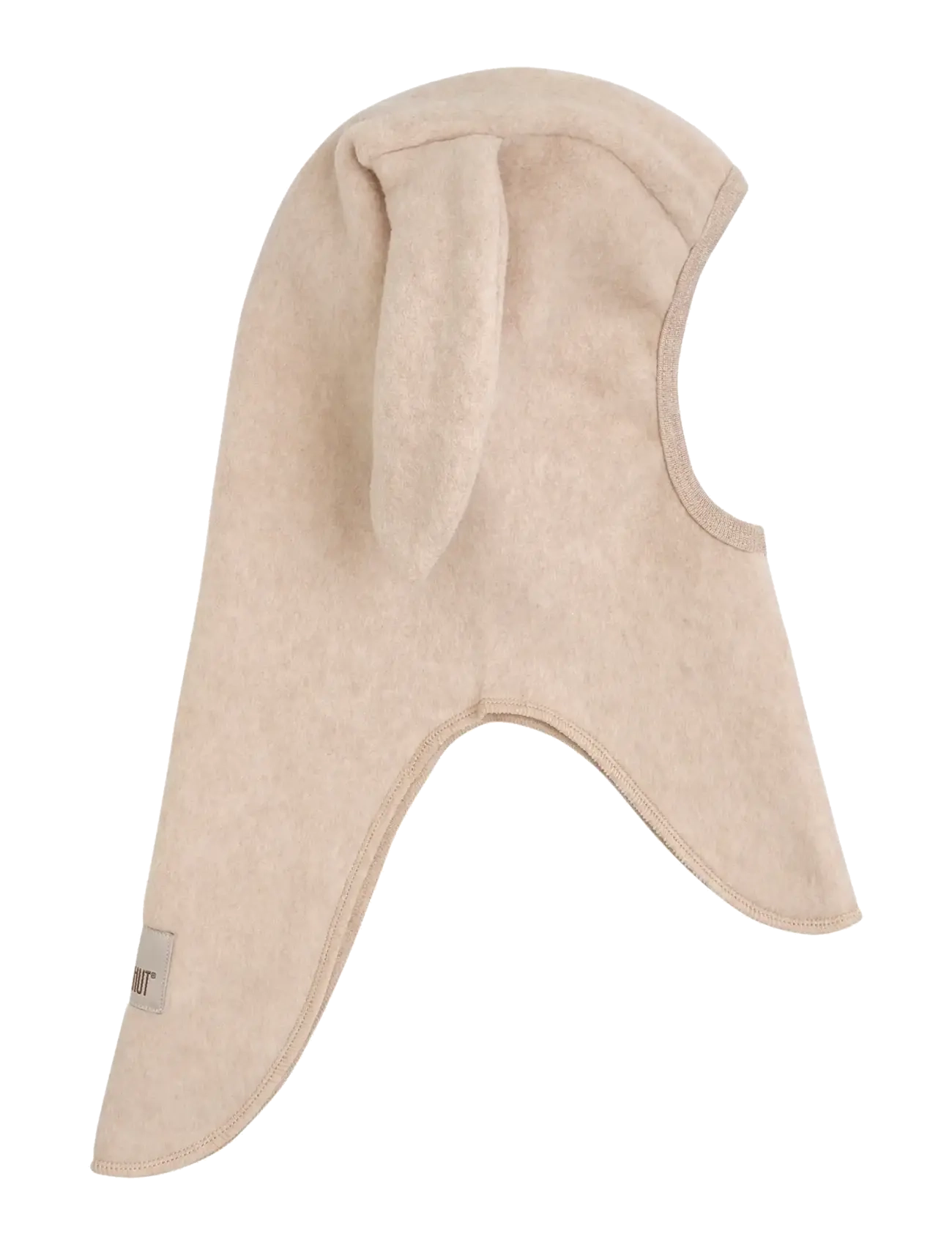 Huttelihut - Balaclava Ears Cotton Fleece - winter accessories - camel melange - 1