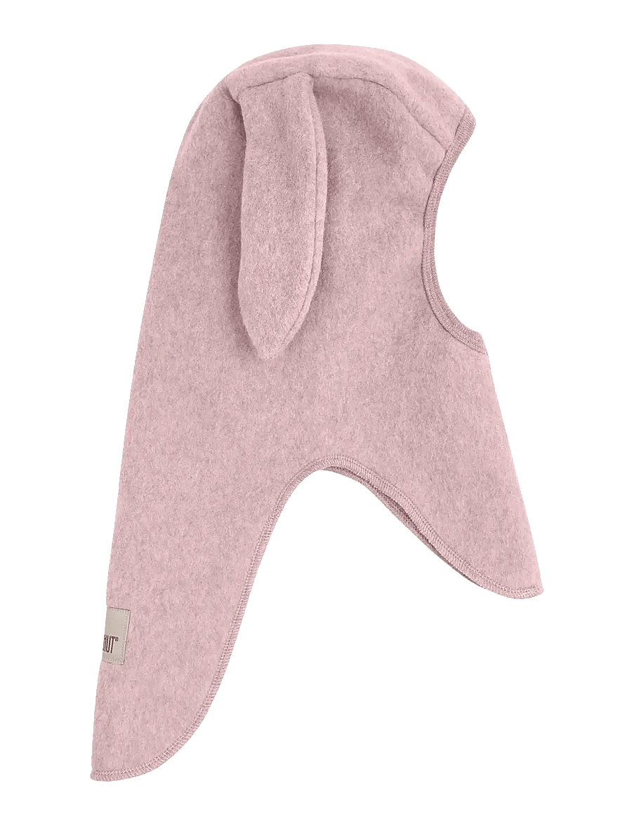 Huttelihut - Balaclava Ears Cotton Fleece - talveaksessuaarid - deauville mauve - 1