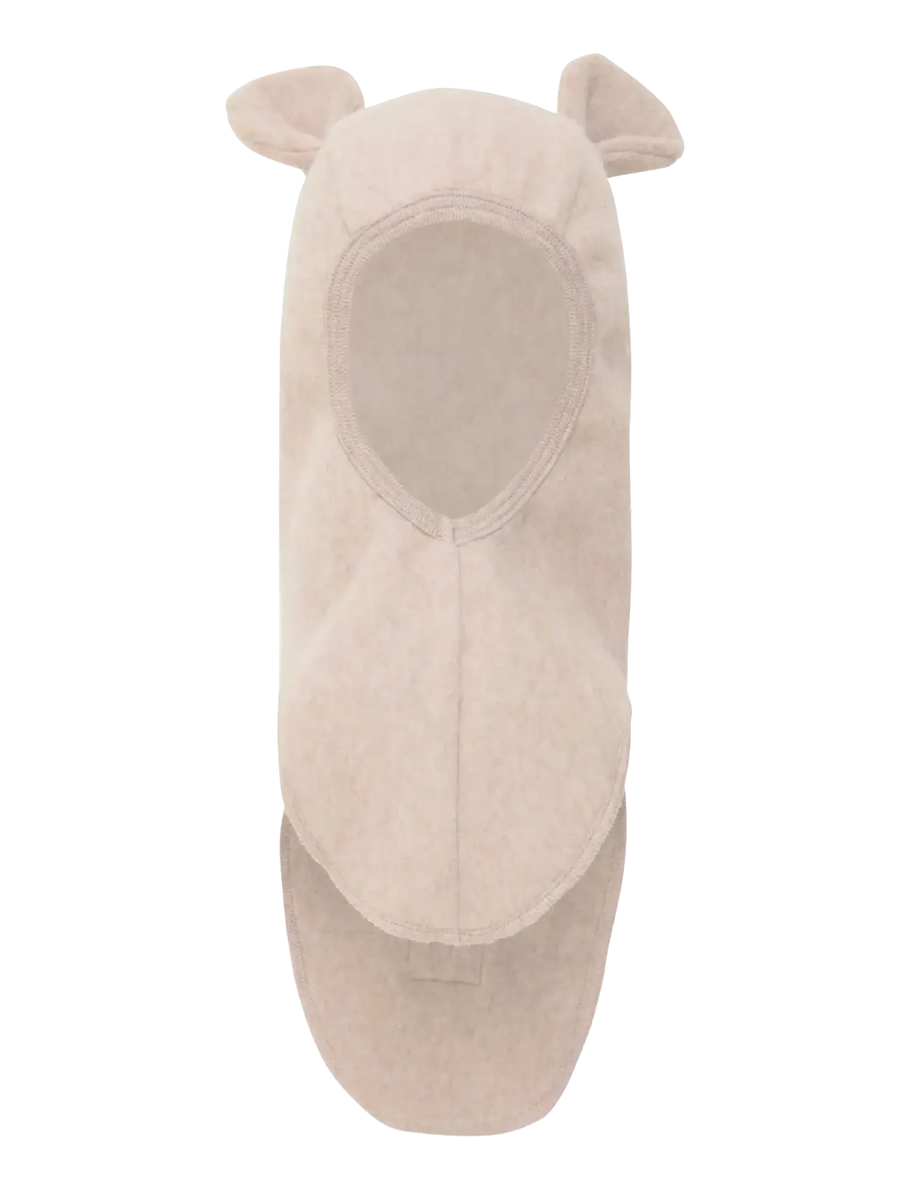 Huttelihut Balaclava Ears Cotton Fleece - Inspiration - CAMEL MELANGE / cream