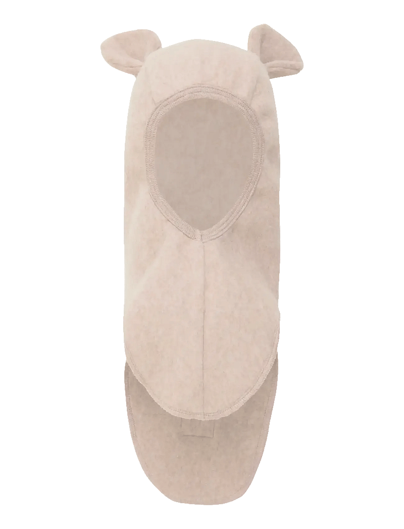 Huttelihut - Balaclava Ears Cotton Fleece - vinter tilbehør - camel melange - 0