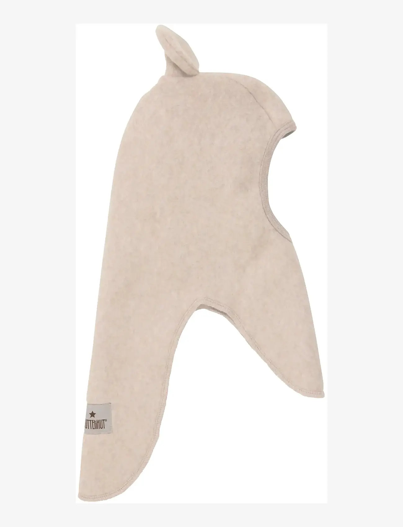 Huttelihut - Balaclava Ears Cotton Fleece - vinter tilbehør - camel melange - 1