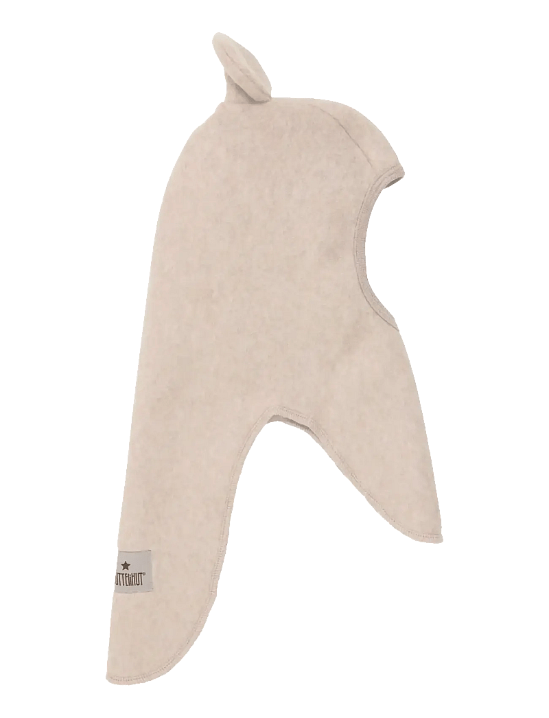 Huttelihut - Balaclava Ears Cotton Fleece - vinter tilbehør - camel melange - 1
