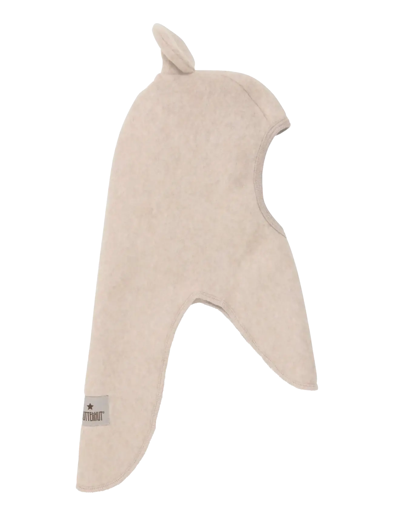 Huttelihut - Balaclava Ears Cotton Fleece - talveaksessuaarid - camel melange - 1