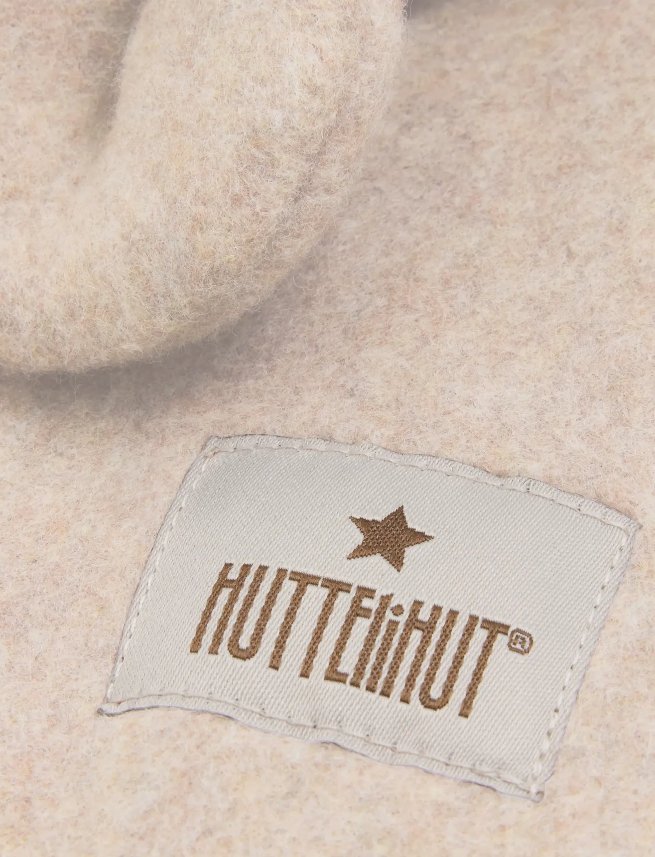Huttelihut - Balaclava Ears Cotton Fleece - talveaksessuaarid - camel melange - 2