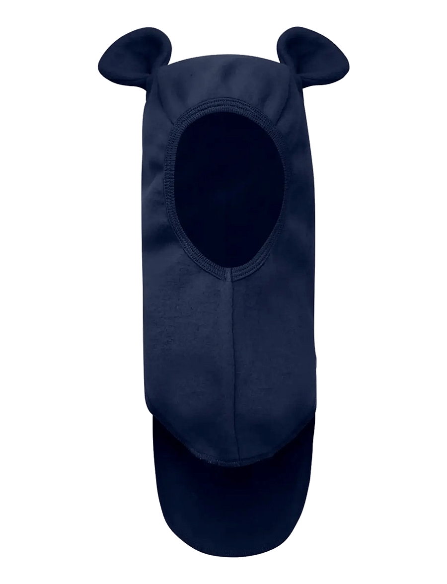 Huttelihut - Balaclava Ears Cotton Fleece - winteraccessoires - navy blazer - 0