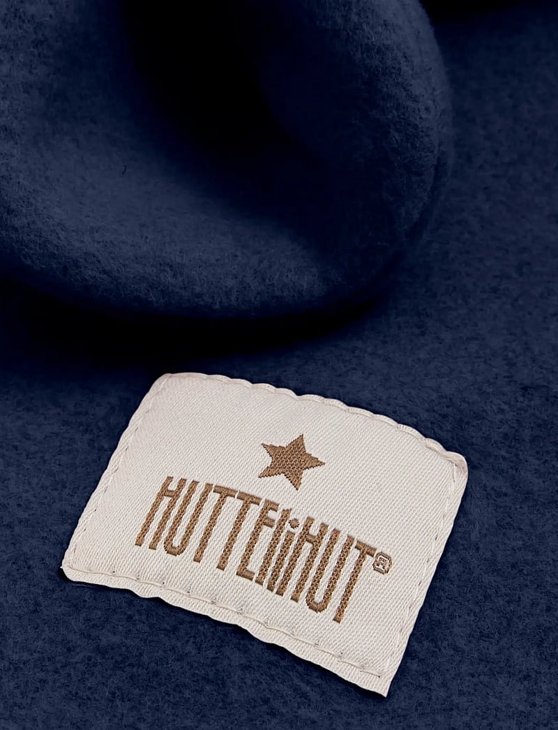 Huttelihut - Balaclava Ears Cotton Fleece - vinter tilbehør - navy blazer - 2
