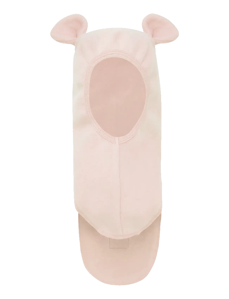 Huttelihut - Balaclava Ears Cotton Fleece - vinter tilbehør - peach blush - 0