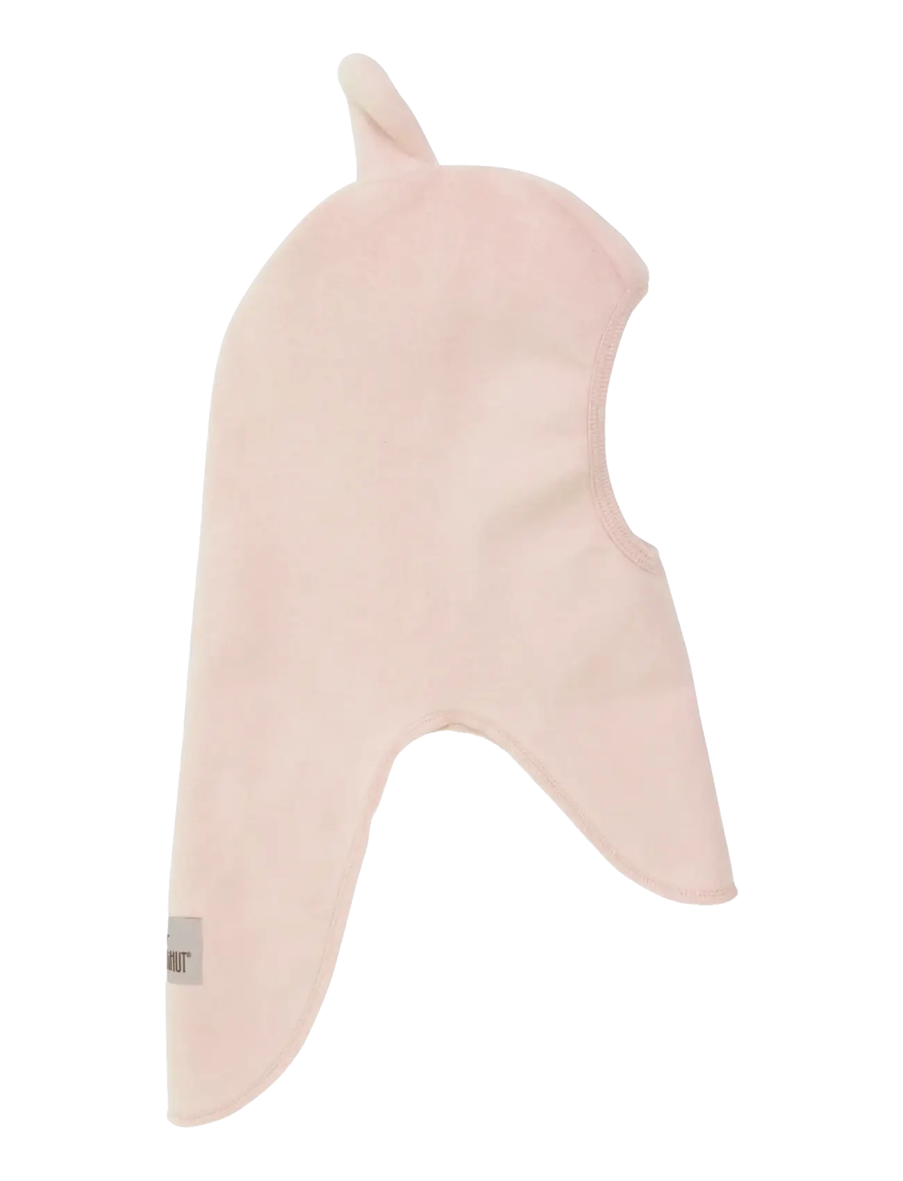 Huttelihut - Balaclava Ears Cotton Fleece - talveaksessuaarid - peach blush - 1