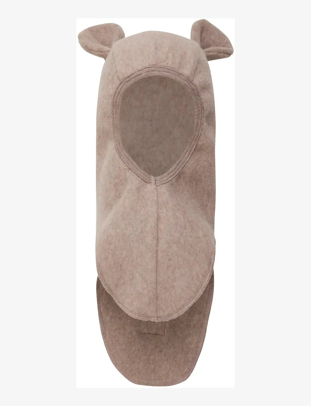 Huttelihut - Balaclava Ears Cotton Fleece - talveaksessuaarid - savannah melange - 0