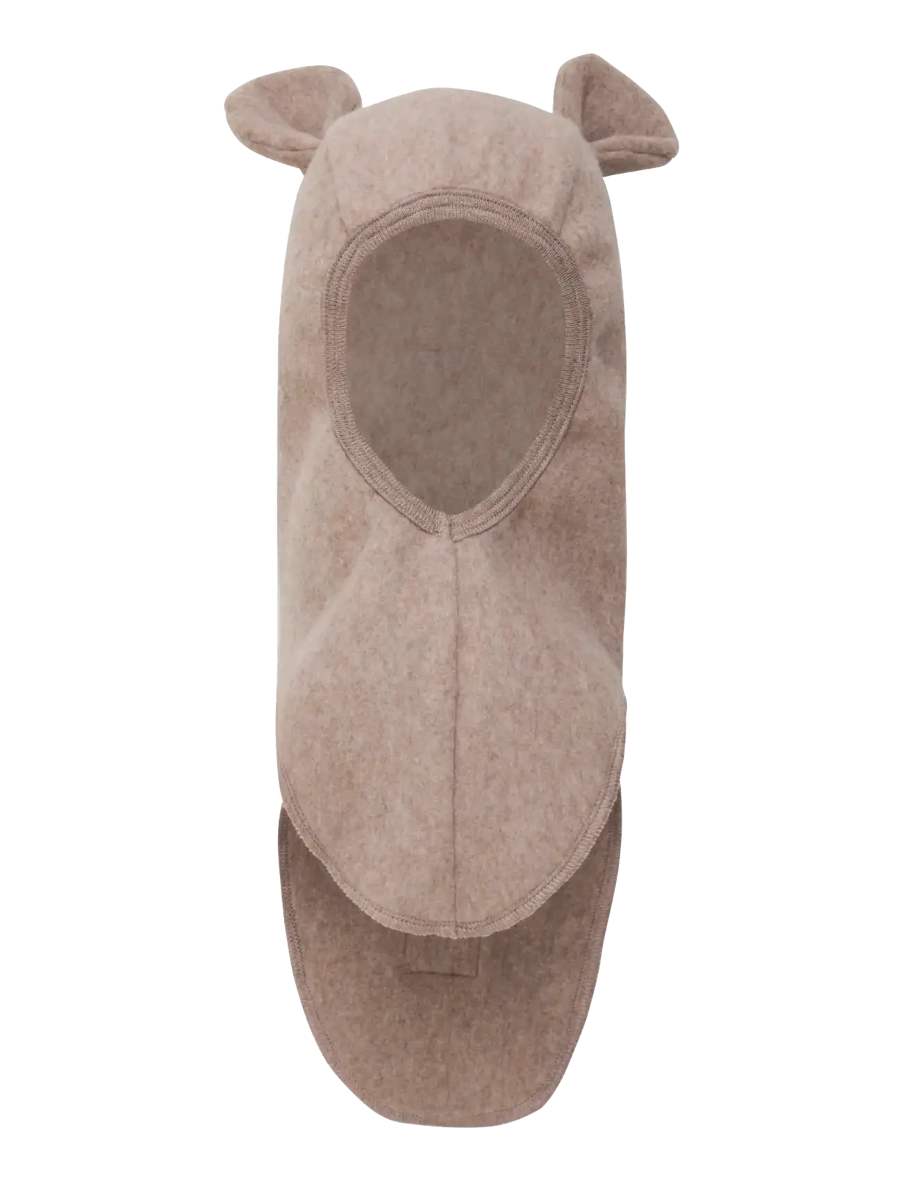 Huttelihut Balaclava Ears Cotton Fleece - Tilbehør - SAVANNAH MELANGE / beige