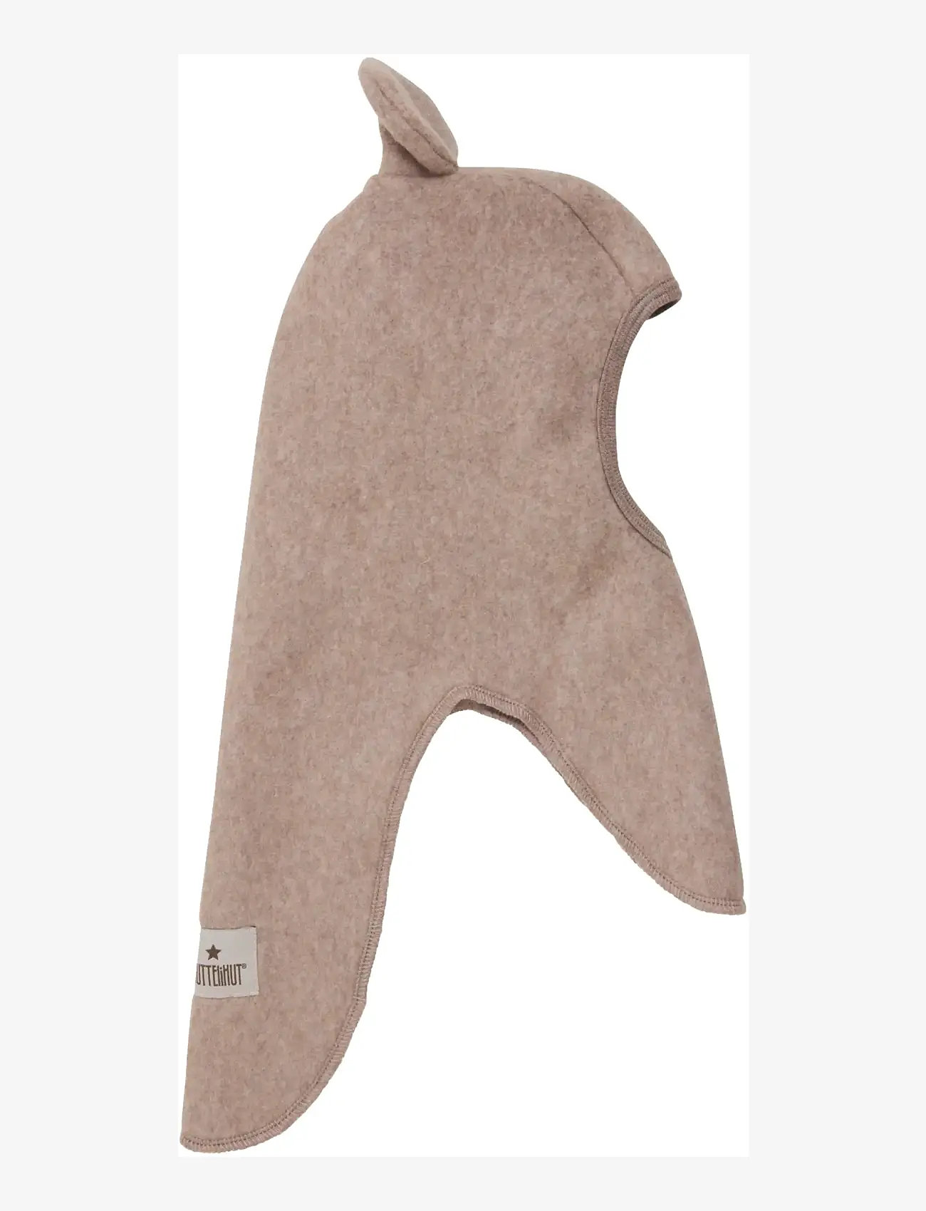 Huttelihut - Balaclava Ears Cotton Fleece - talveaksessuaarid - savannah melange - 1