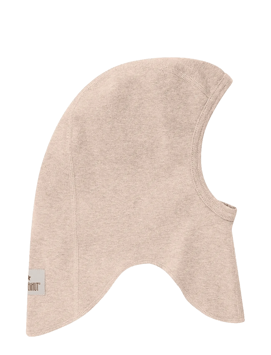 Huttelihut - Balaclava Cotton Rib - vinter tilbehør - camel melange - 0