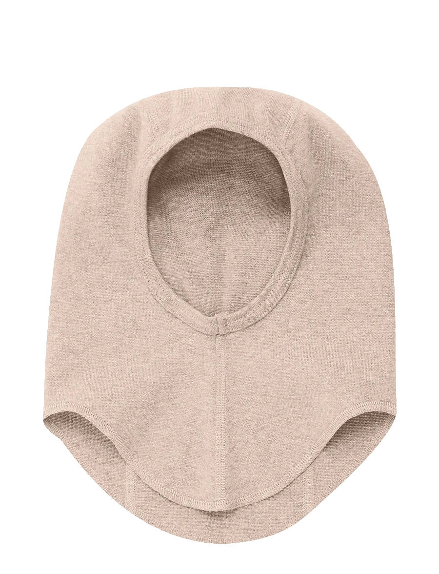 Huttelihut - Balaclava Cotton Rib - vinter tilbehør - camel melange - 1