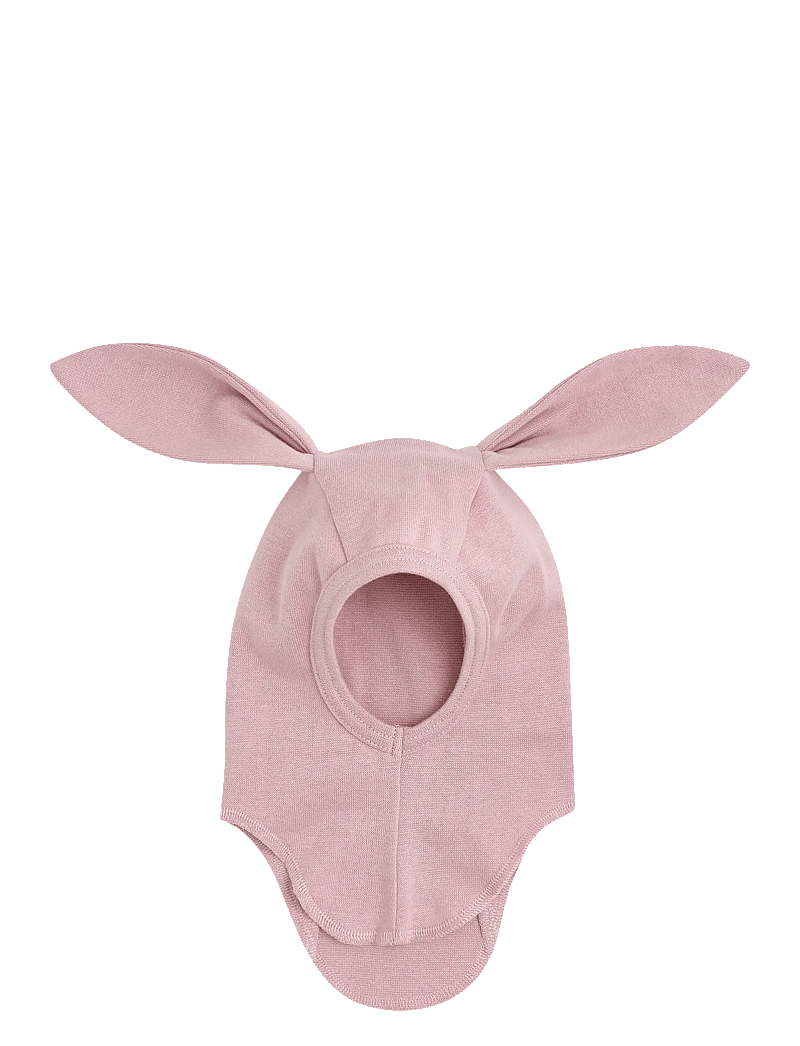 Huttelihut - Balaclava Ears Cotton Rib - winteraccessoires - deauville mauve - 0
