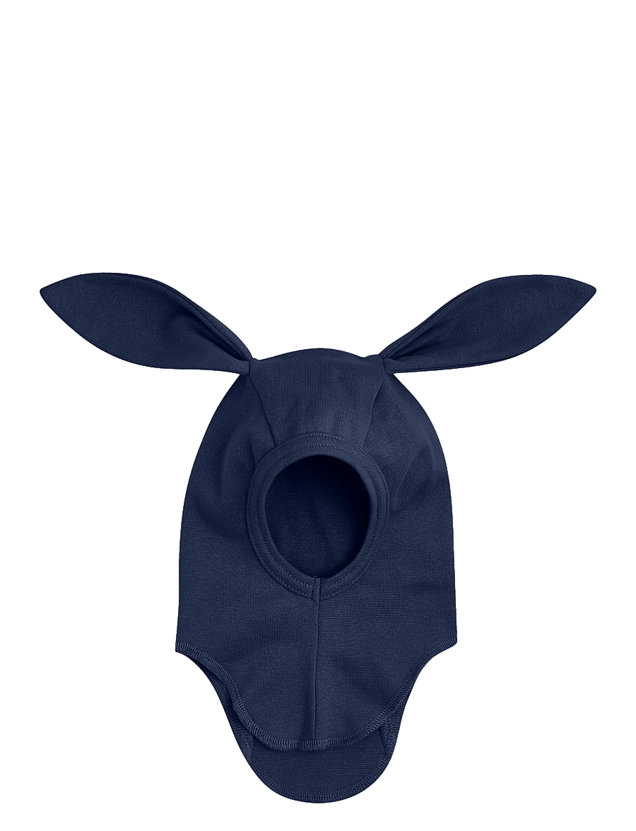 Huttelihut - Balaclava Ears Cotton Rib - vinteraccessoarer - navy blazer - 0