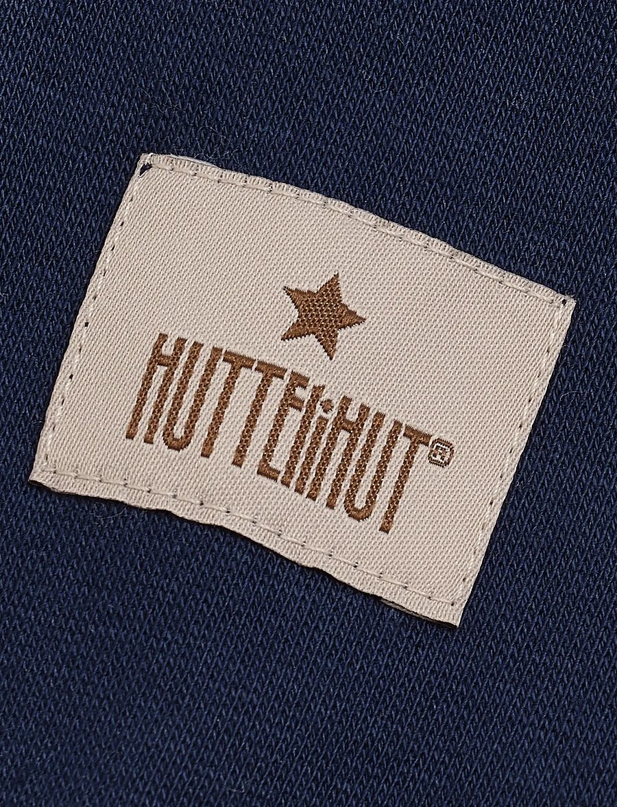 Huttelihut - Balaclava Ears Cotton Rib - vinteraccessoarer - navy blazer - 2