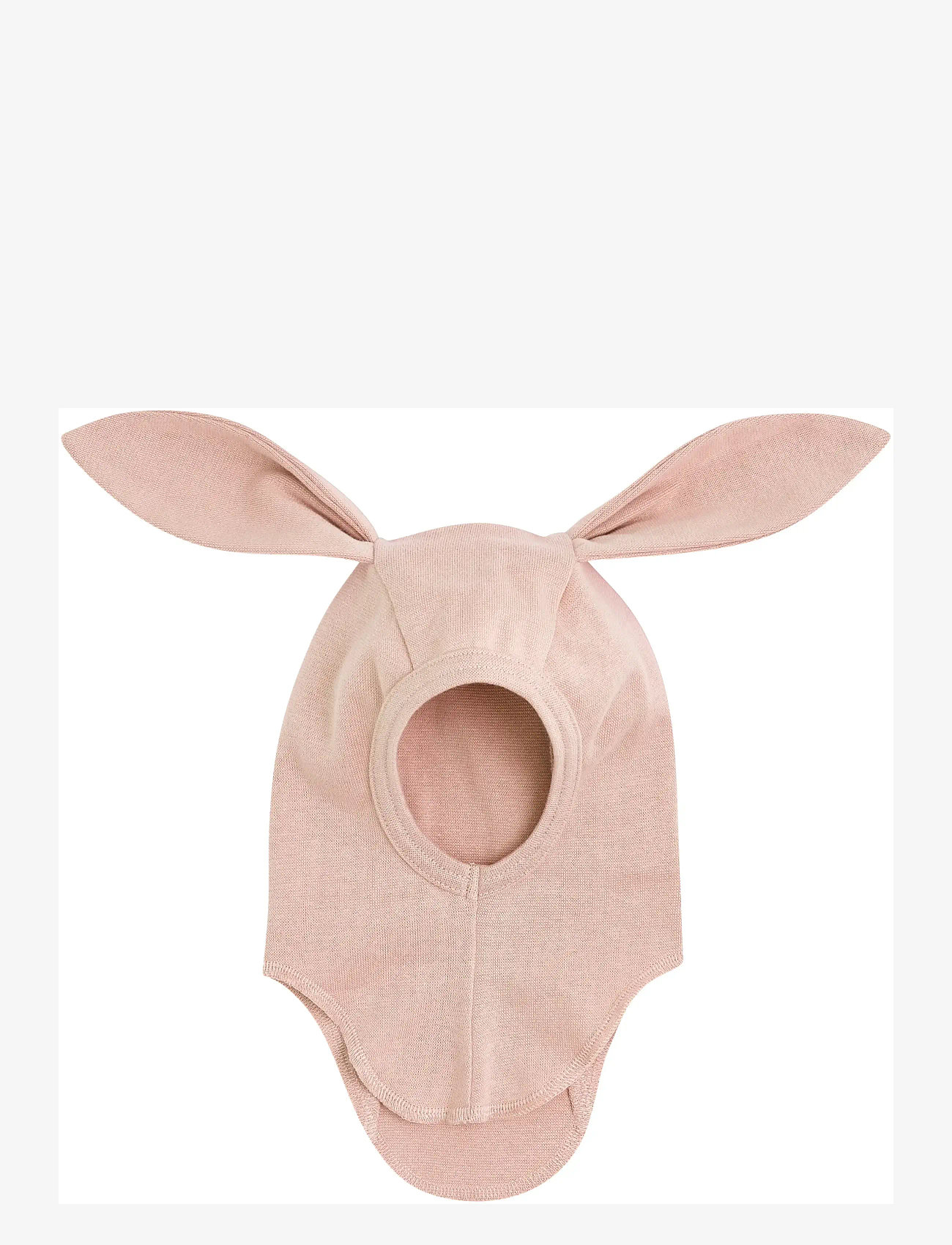 Huttelihut - Balaclava Ears Cotton Rib - winter accessories - peach blush - 0