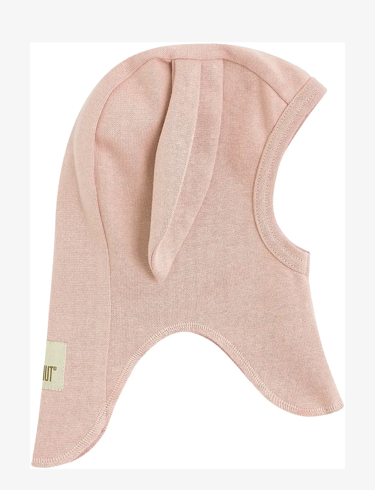 Huttelihut - Balaclava Ears Cotton Rib - winter accessories - peach blush - 1