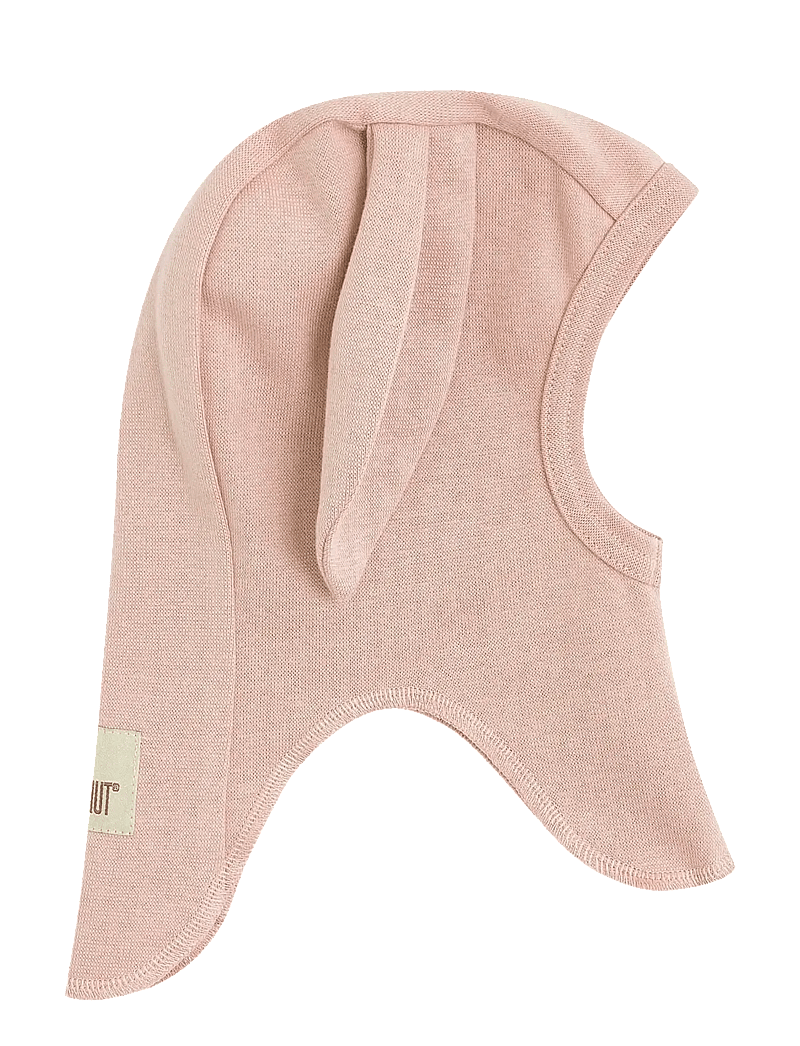 Huttelihut - Balaclava Ears Cotton Rib - winter accessories - peach blush - 1