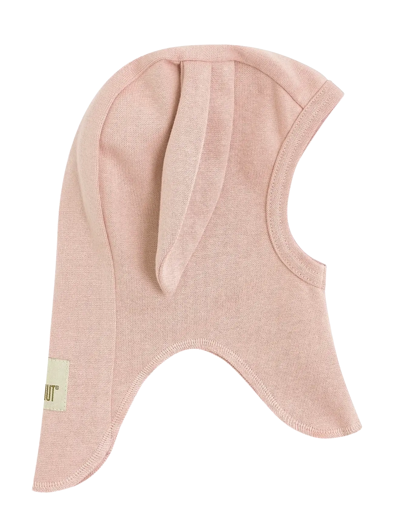 Huttelihut - Balaclava Ears Cotton Rib - vinter tilbehør - peach blush - 1