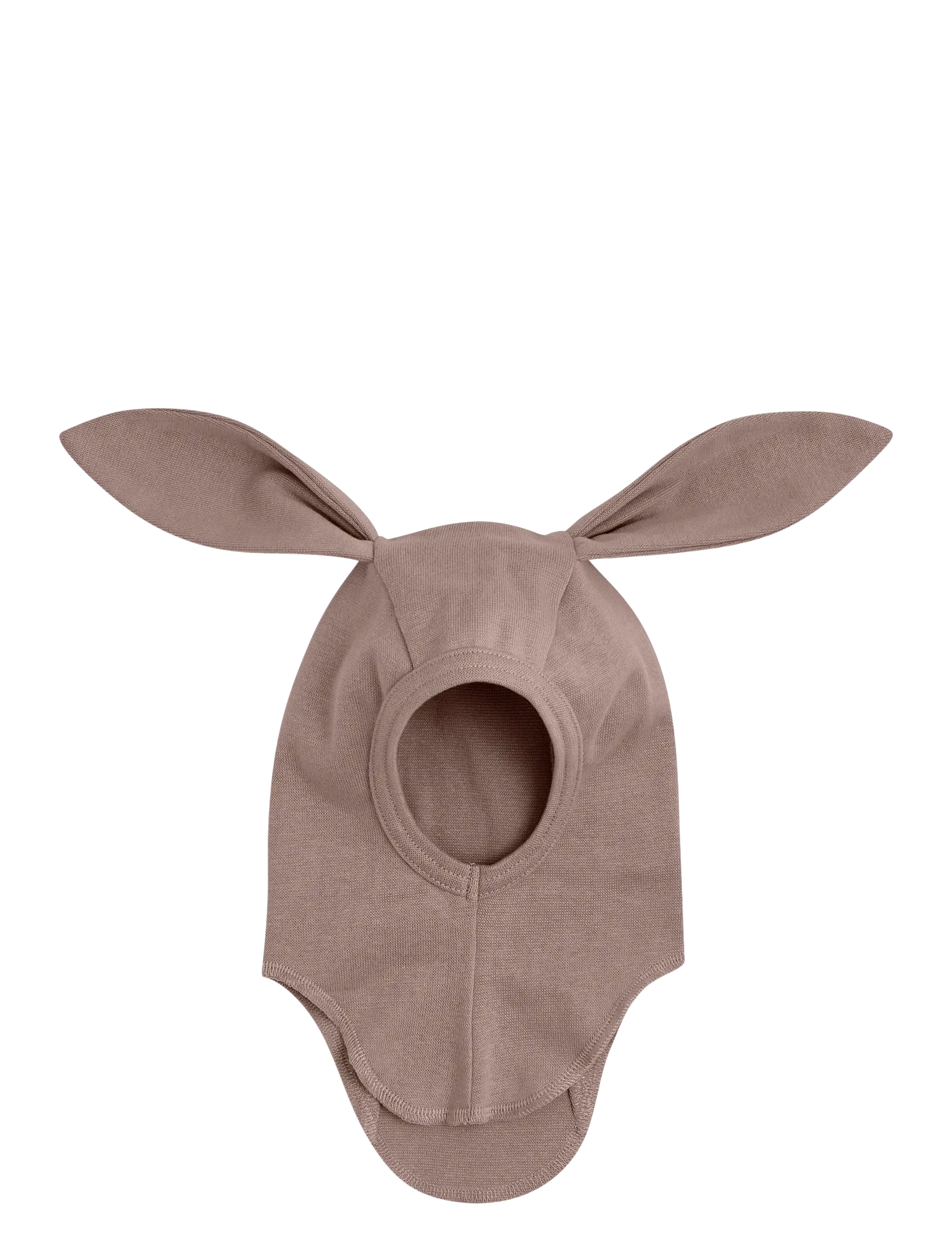 Huttelihut Balaclava Ears Cotton Rib - Elefanthuer - SAVANNAH MELANGE / beige