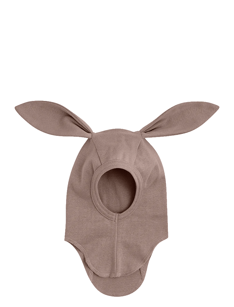 Huttelihut - Balaclava Ears Cotton Rib - winter accessories - savannah melange - 0