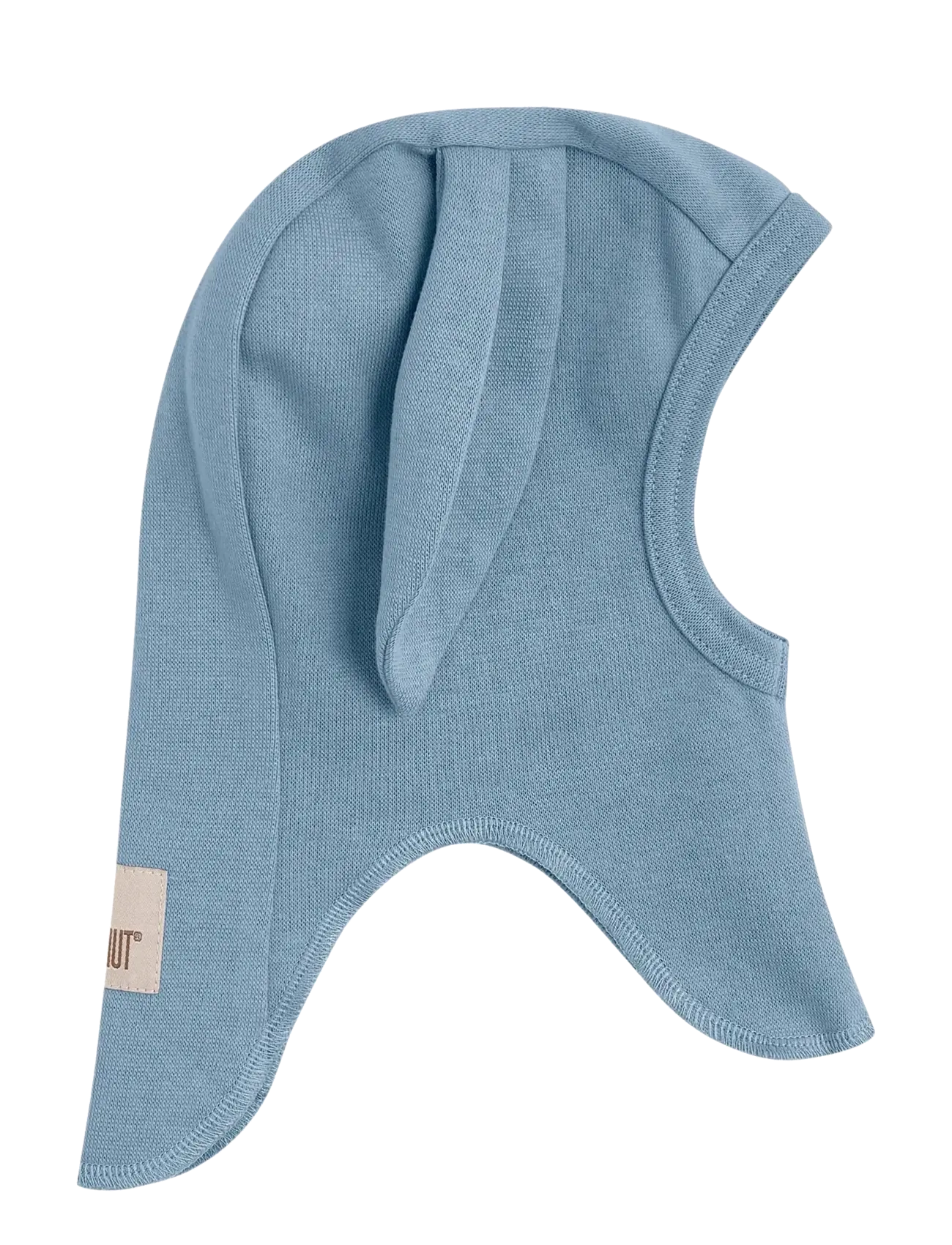 Huttelihut - Balaclava Ears Cotton Rib - vinter tilbehør - windward blue - 1