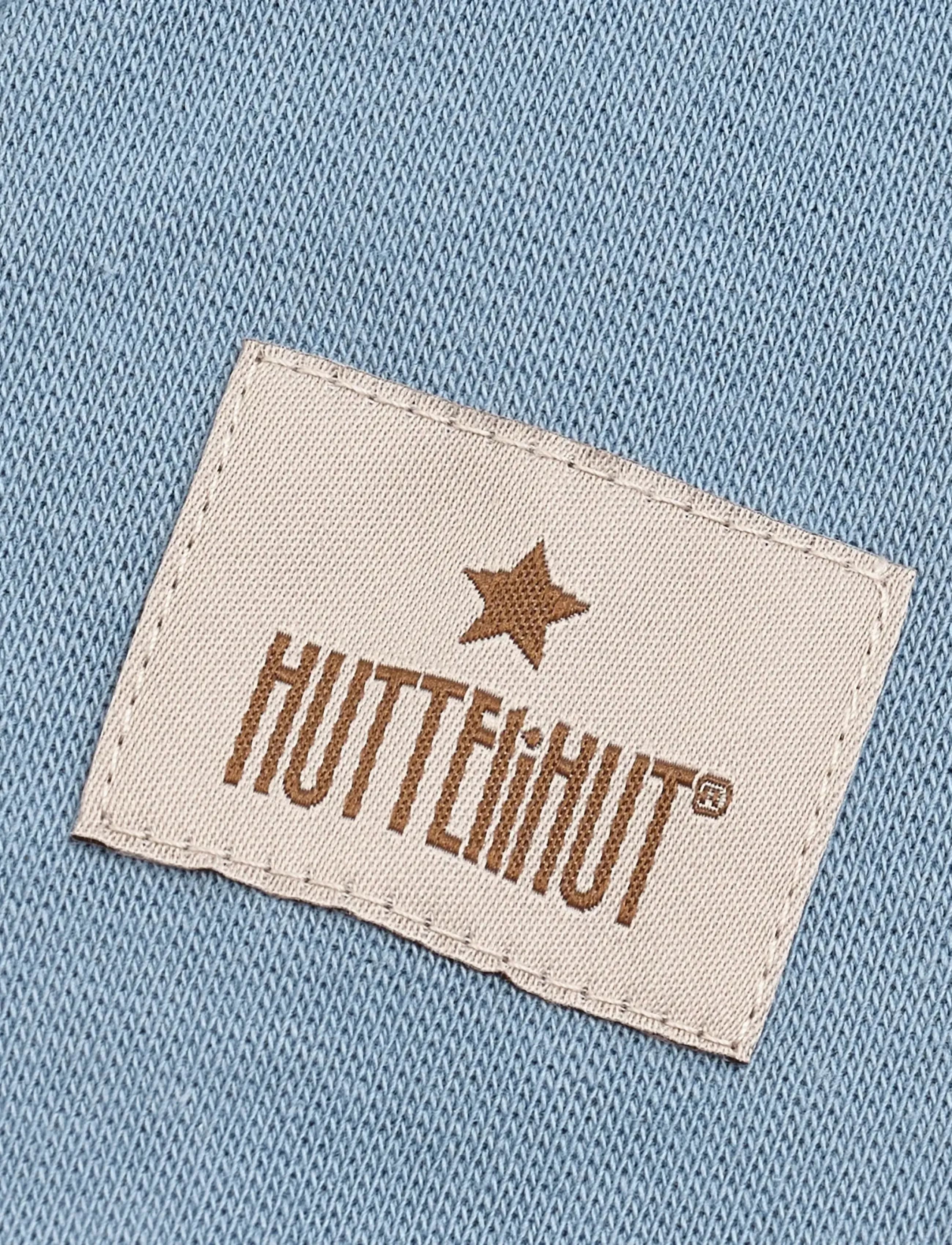 Huttelihut - Balaclava Ears Cotton Rib - vinter tilbehør - windward blue - 2