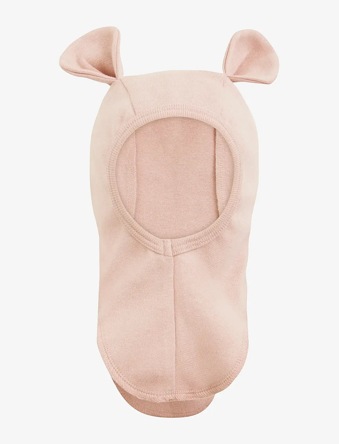 Huttelihut - Balaclava Ears Cotton Rib - winter accessories - peach blush - 0