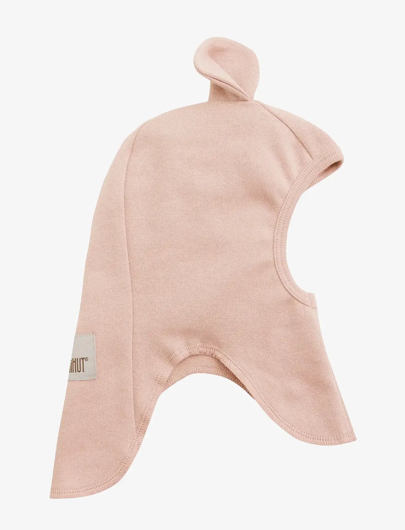 Huttelihut - Balaclava Ears Cotton Rib - winter accessories - peach blush - 1