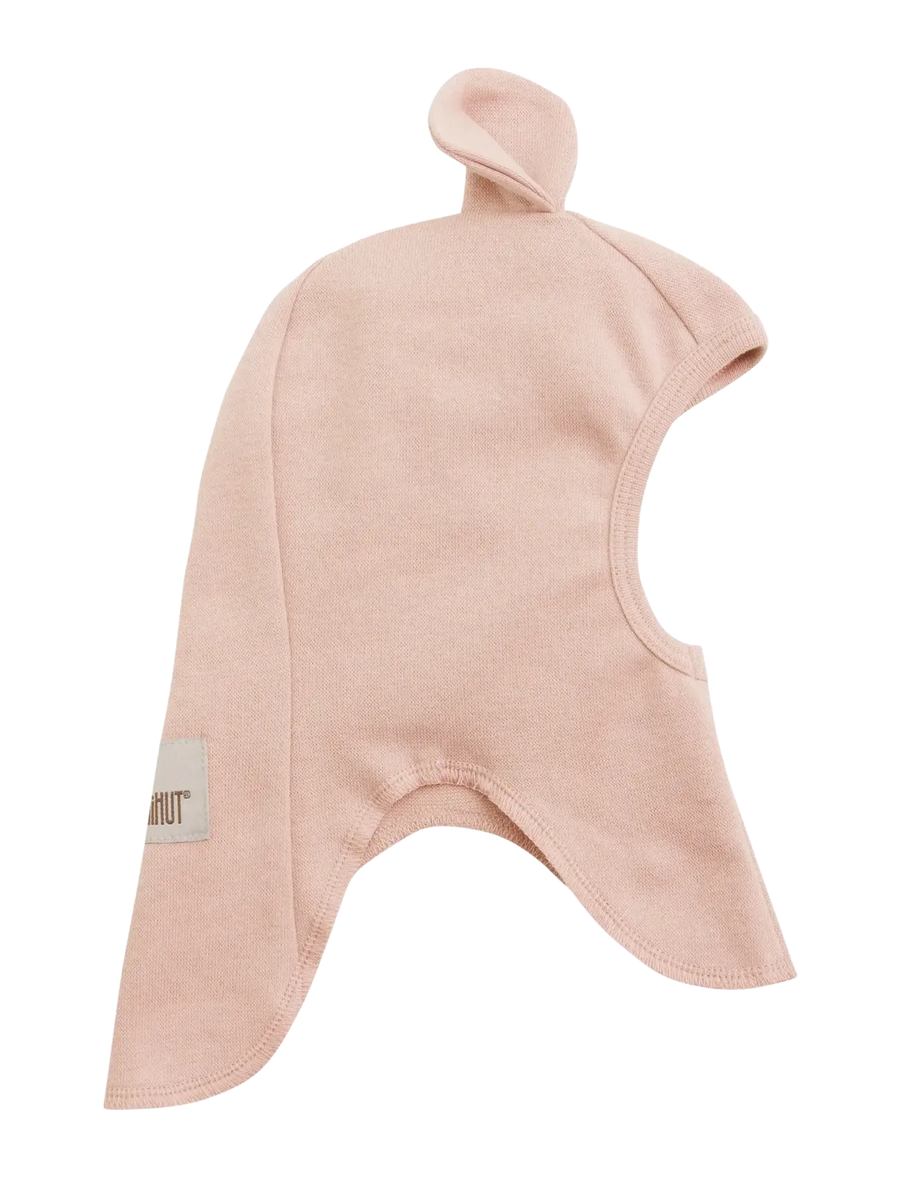 Huttelihut - Balaclava Ears Cotton Rib - vinteraccessoarer - peach blush - 1