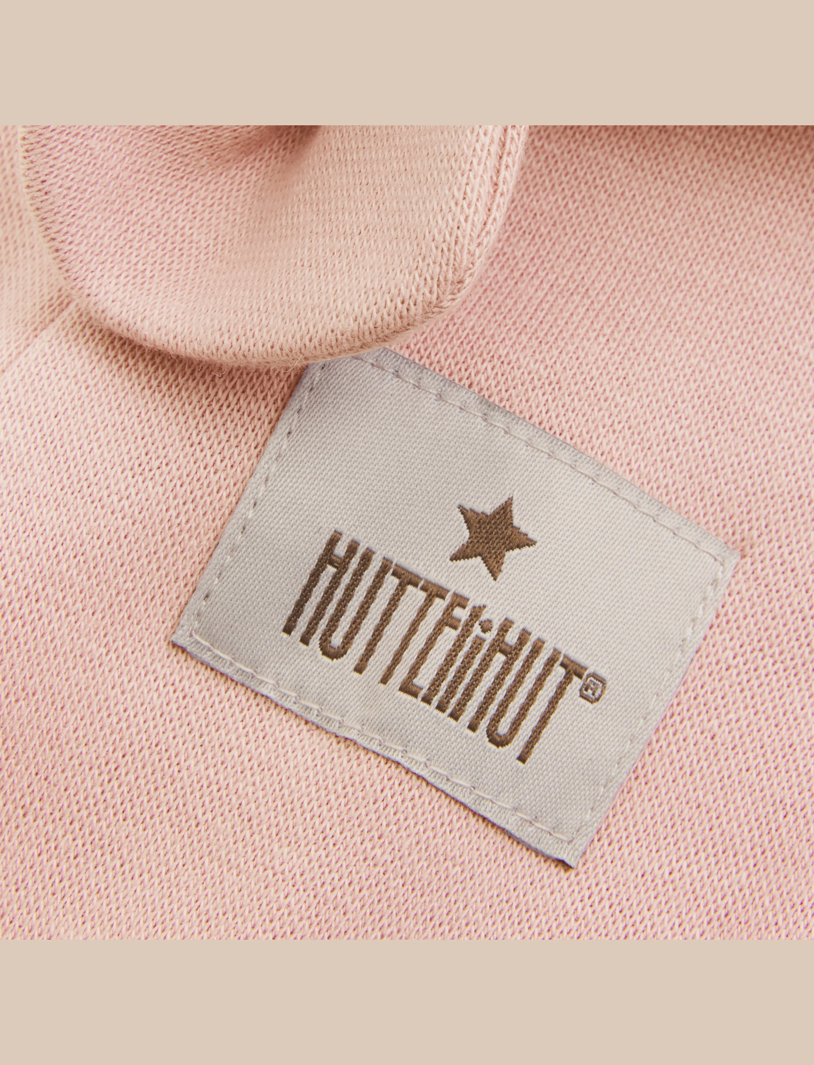 Huttelihut - Balaclava Ears Cotton Rib - vinteraccessoarer - peach blush - 2