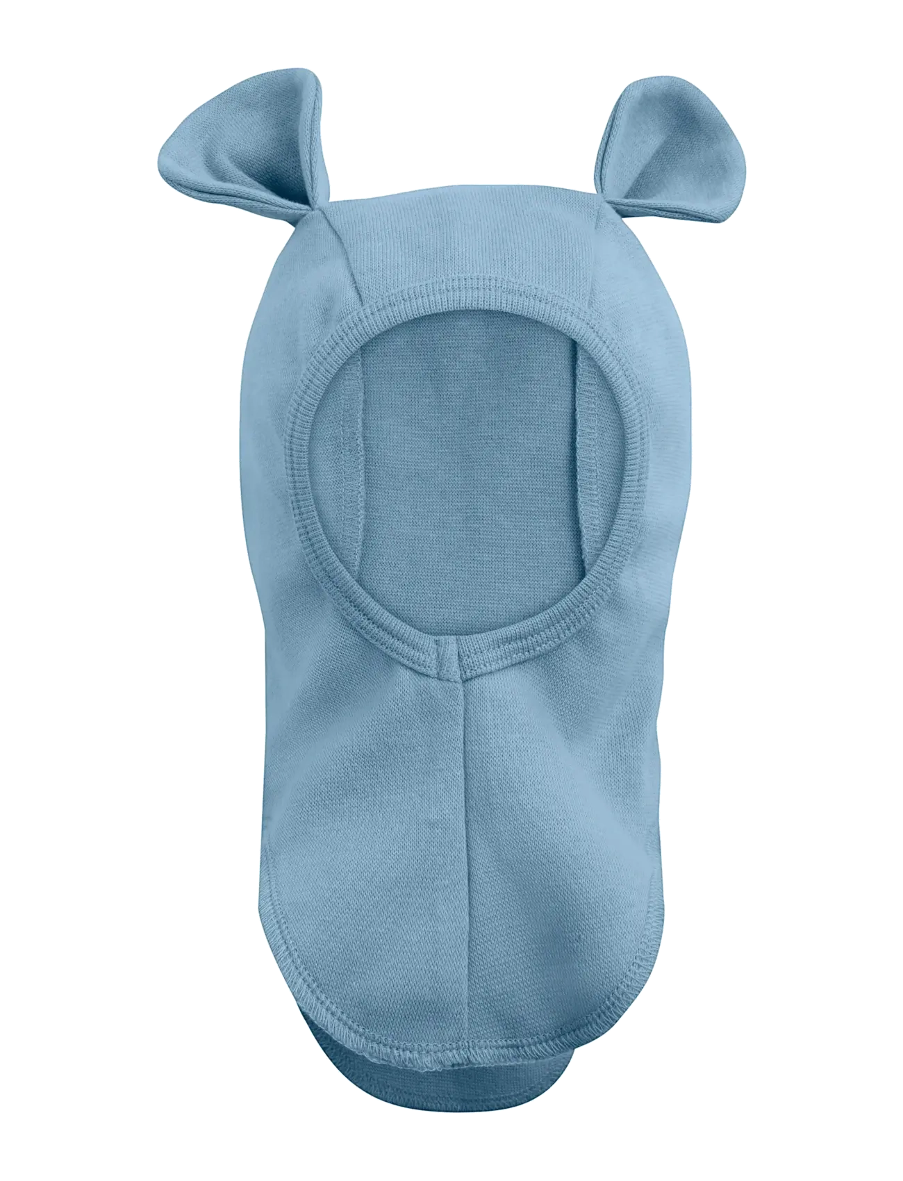 Huttelihut Balaclava Ears Cotton Rib - Hats - WINDWARD BLUE / blue