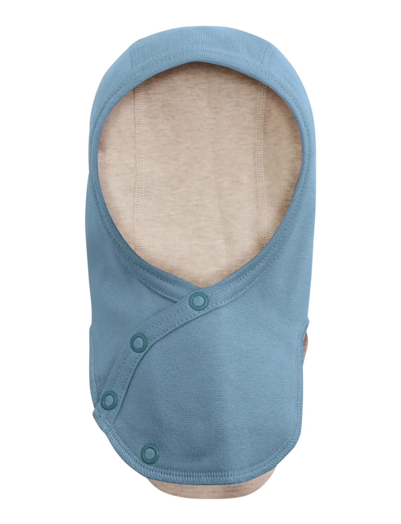 Huttelihut - Balaclava Cotton Rib w. Lin. - winter accessories - windward blue - 1
