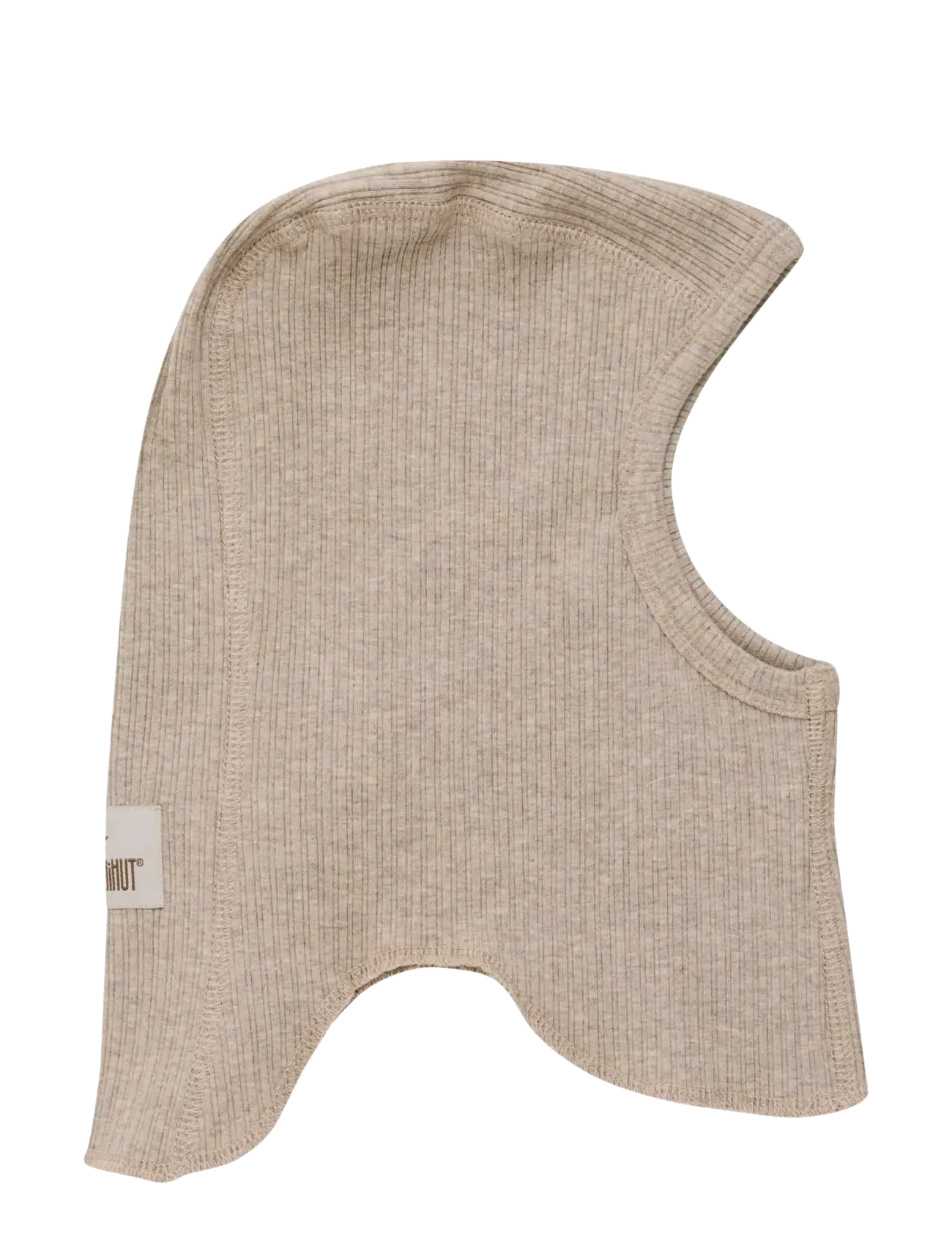 Huttelihut Balaclava Rib - Huttelihut - WHITE PEPPER MELANGE / brown