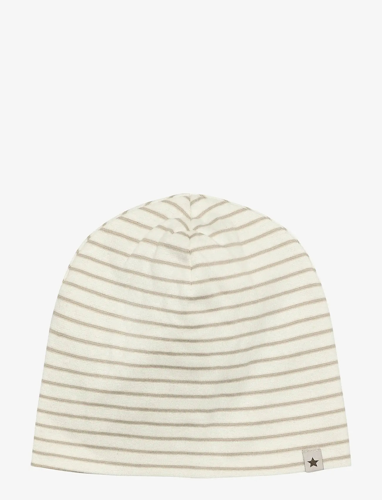 Huttelihut - Beanie Stripe Rib - beanies - white pepper - 0