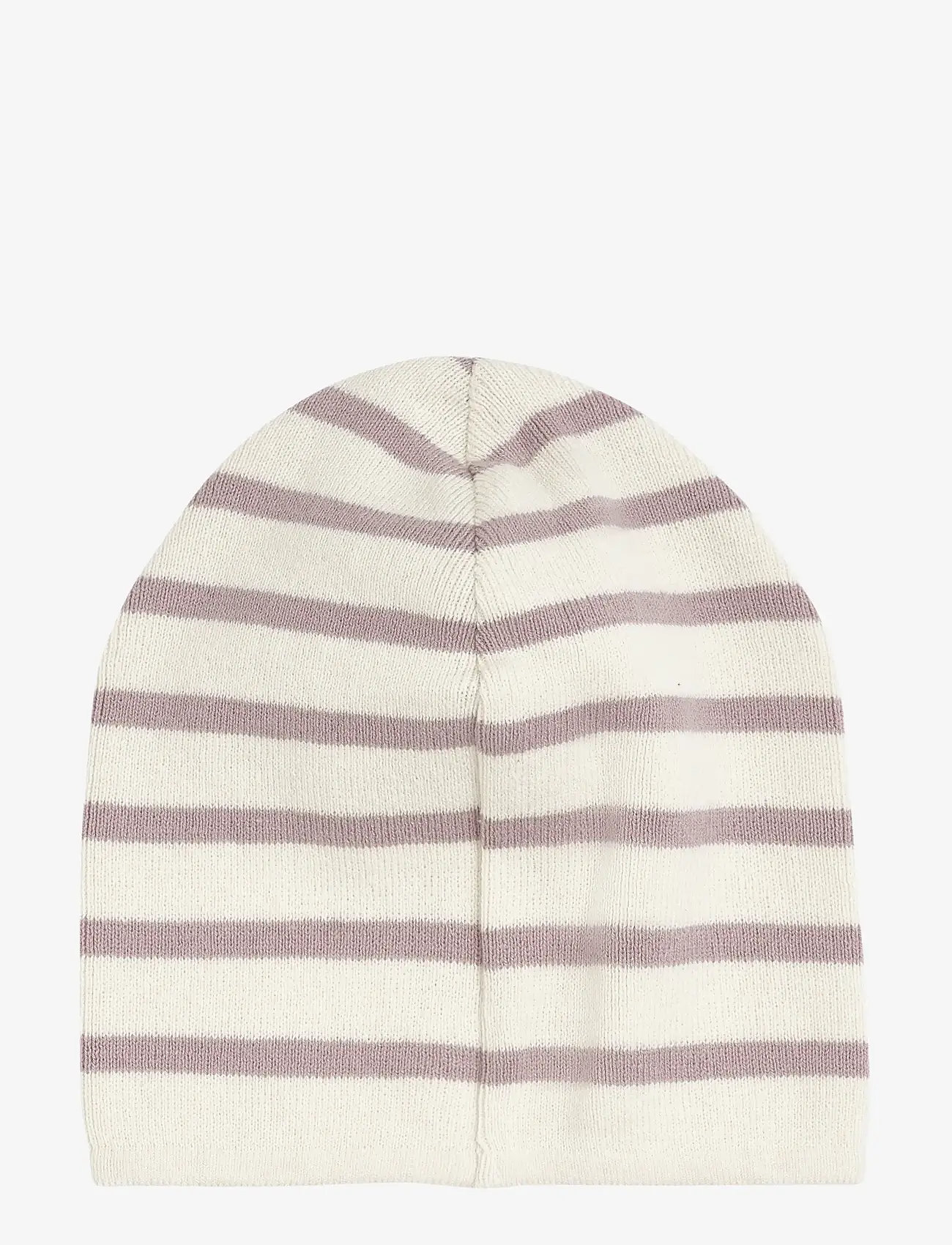 Huttelihut - Beanie Stripe Knit - accessories - deauville mauve - 1