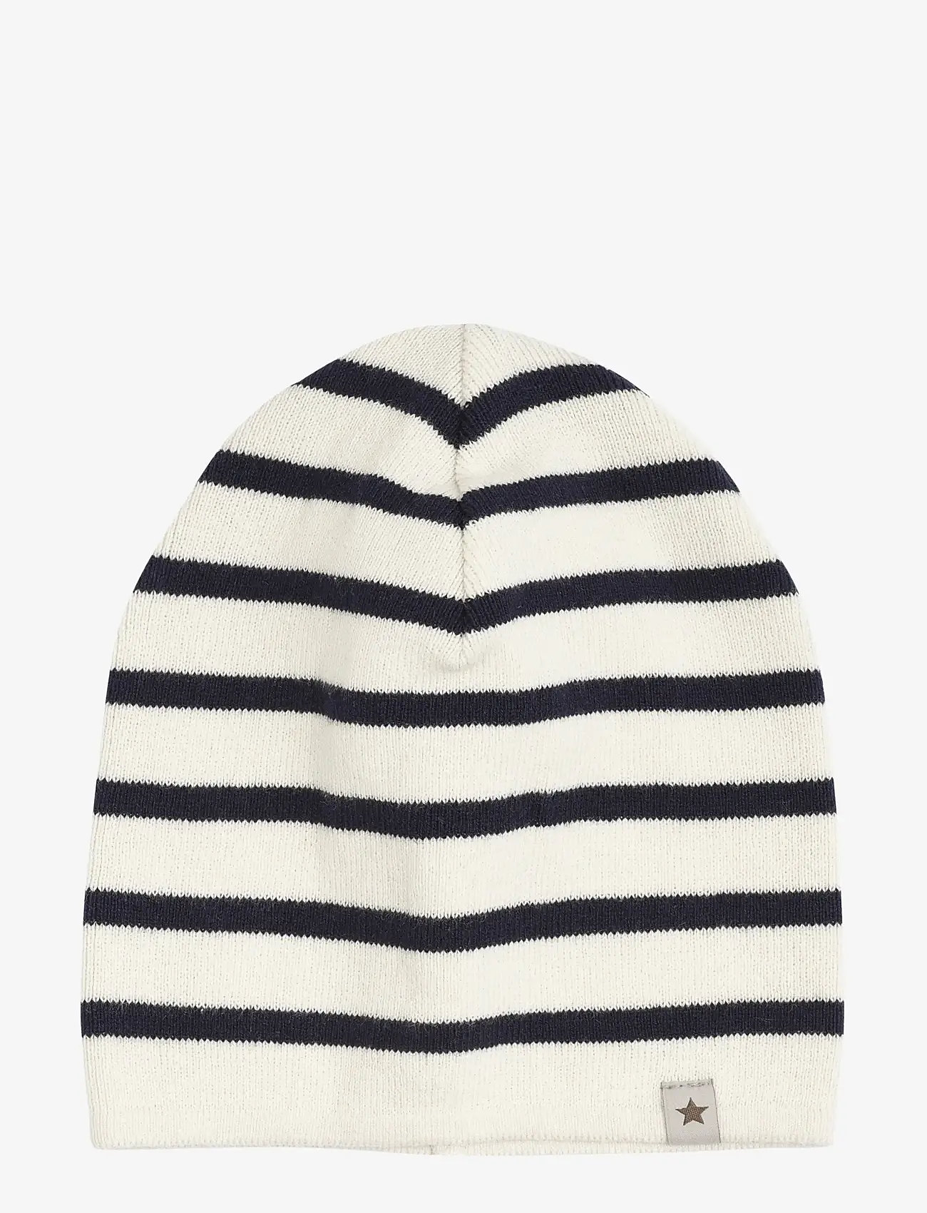 Huttelihut - Beanie Stripe Knit - beanies - navy blazer - 0